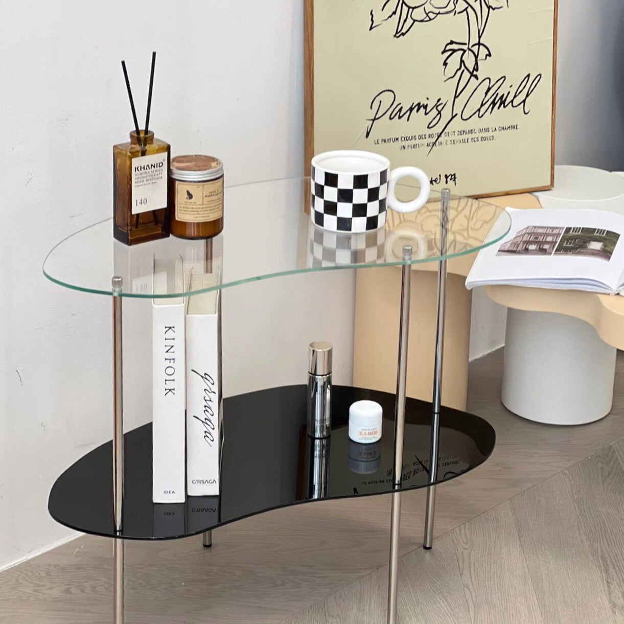 T12 Bilayer puddle table