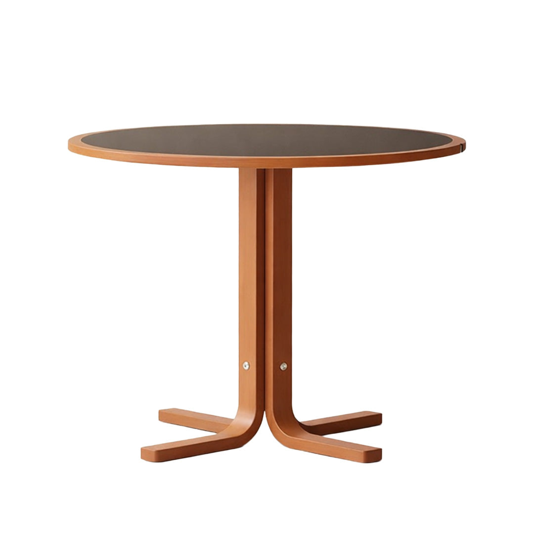 Round 2tone dining table