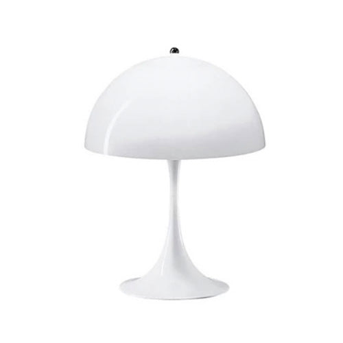 White modarn mash lamp