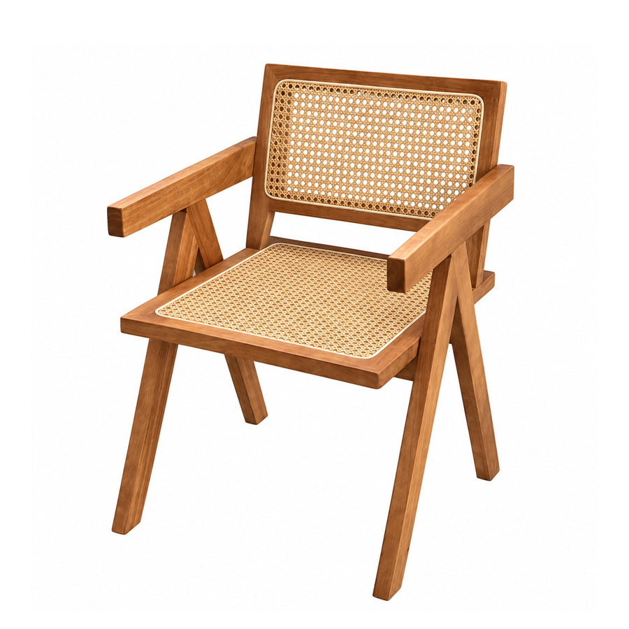 C36 Rattan Wood Chair