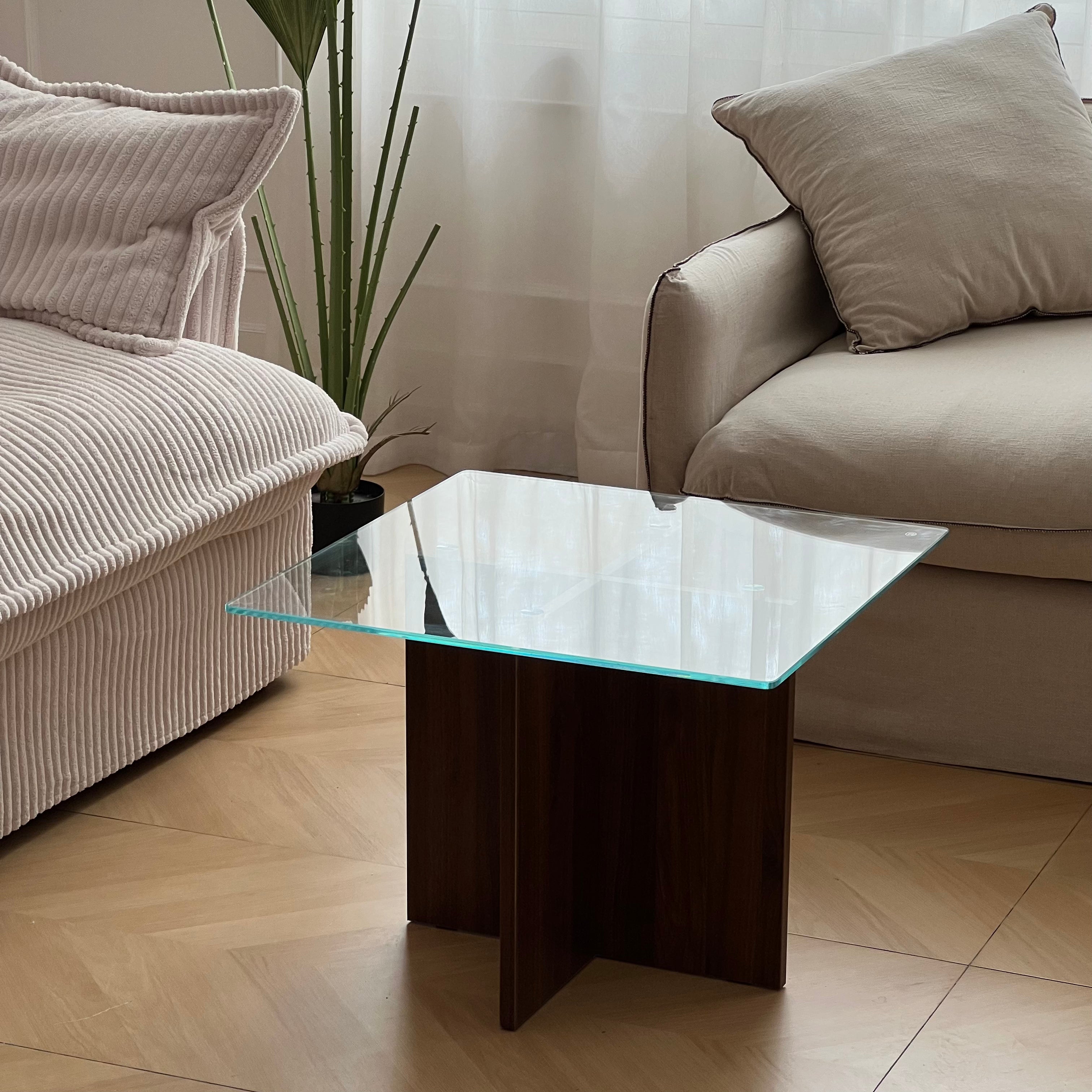 T40 Glasswood low table