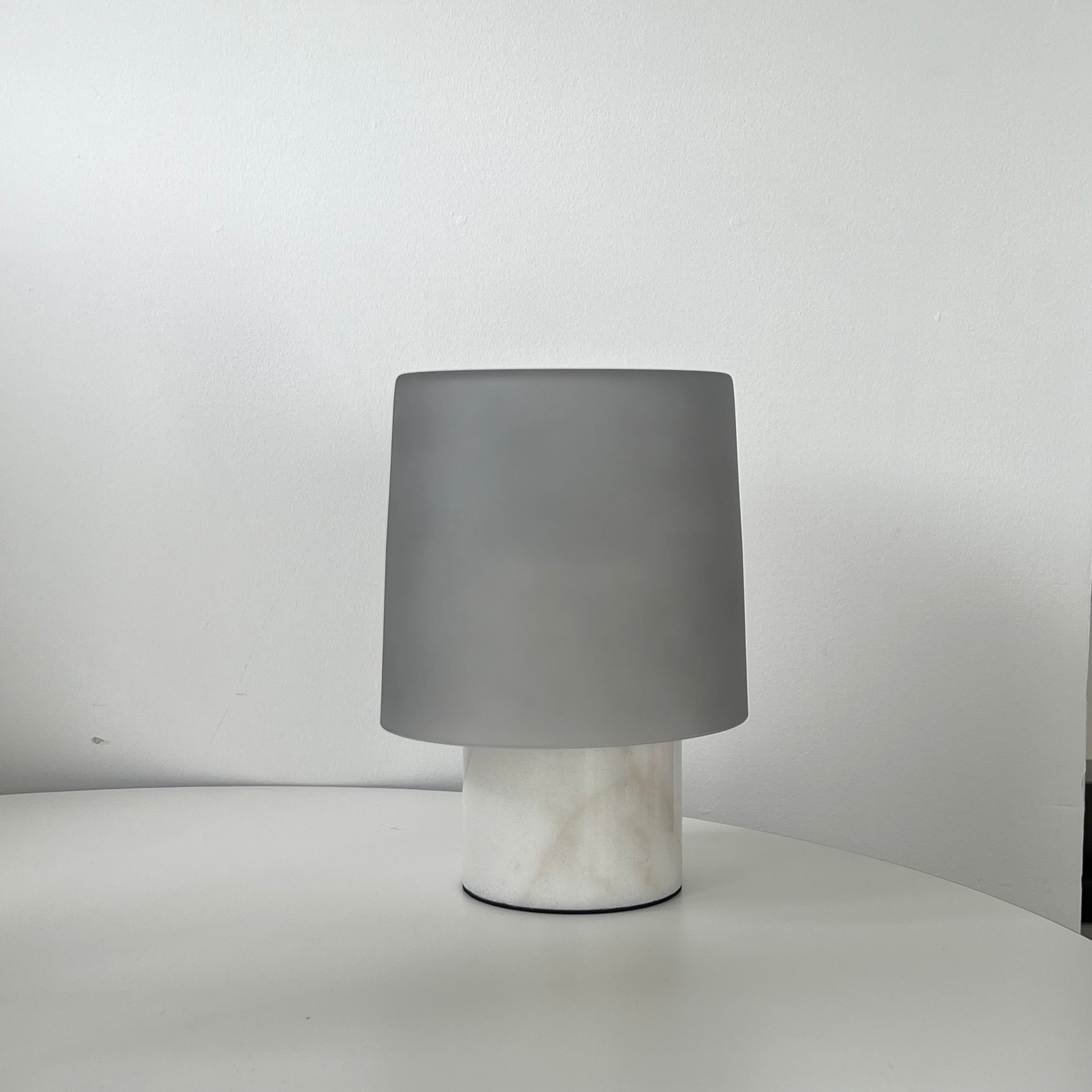 Stone modern lamp