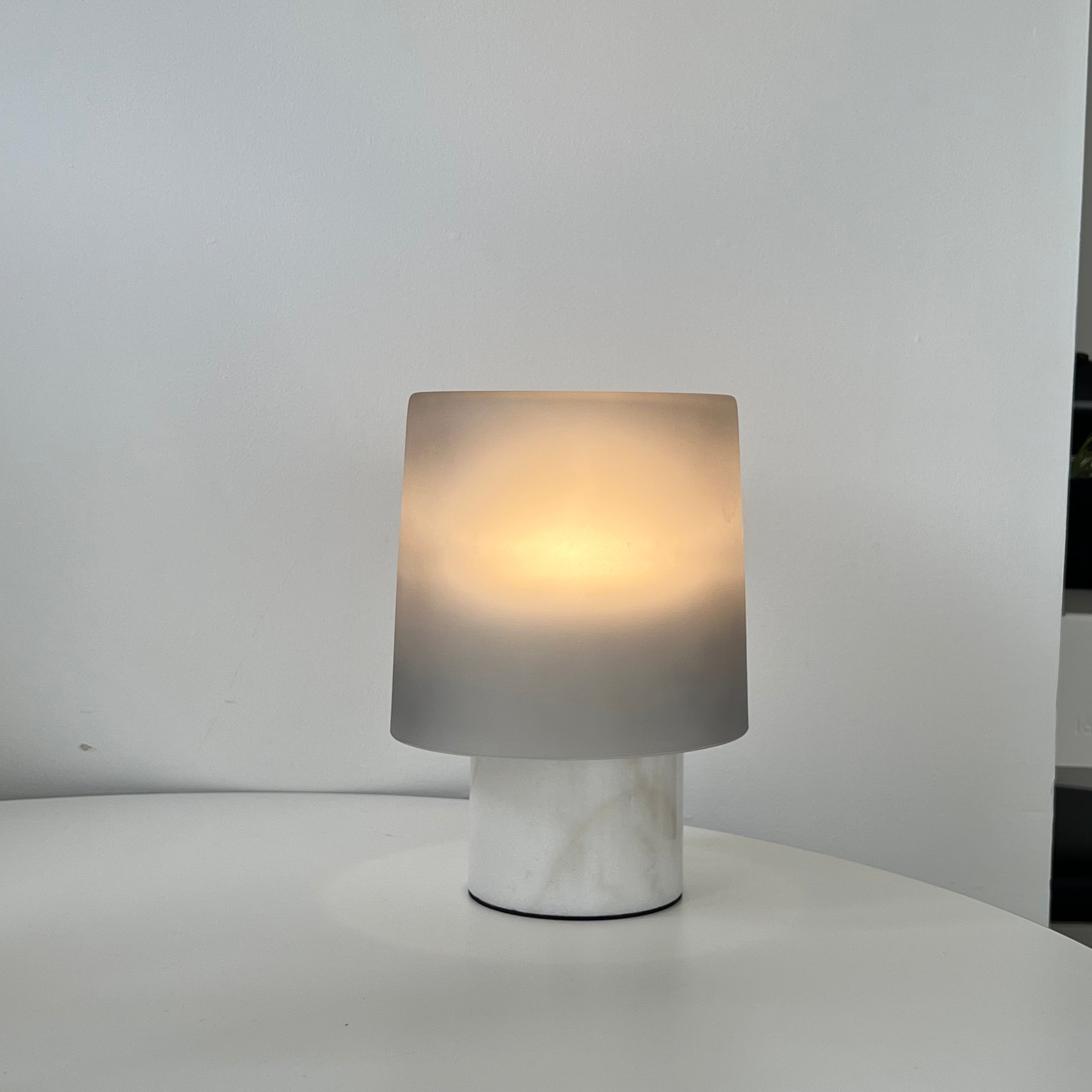 Stone modern lamp