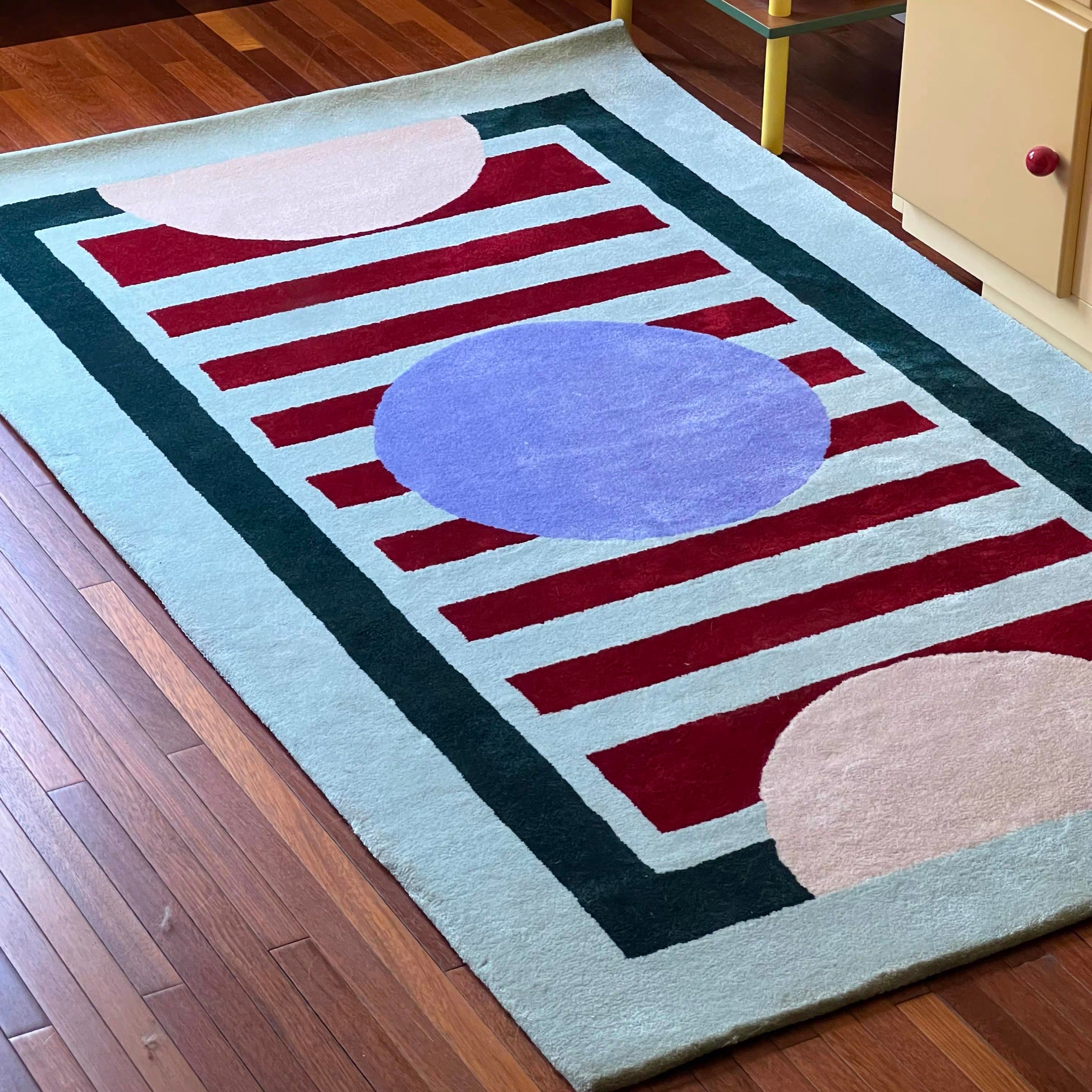 Pop geometry rug