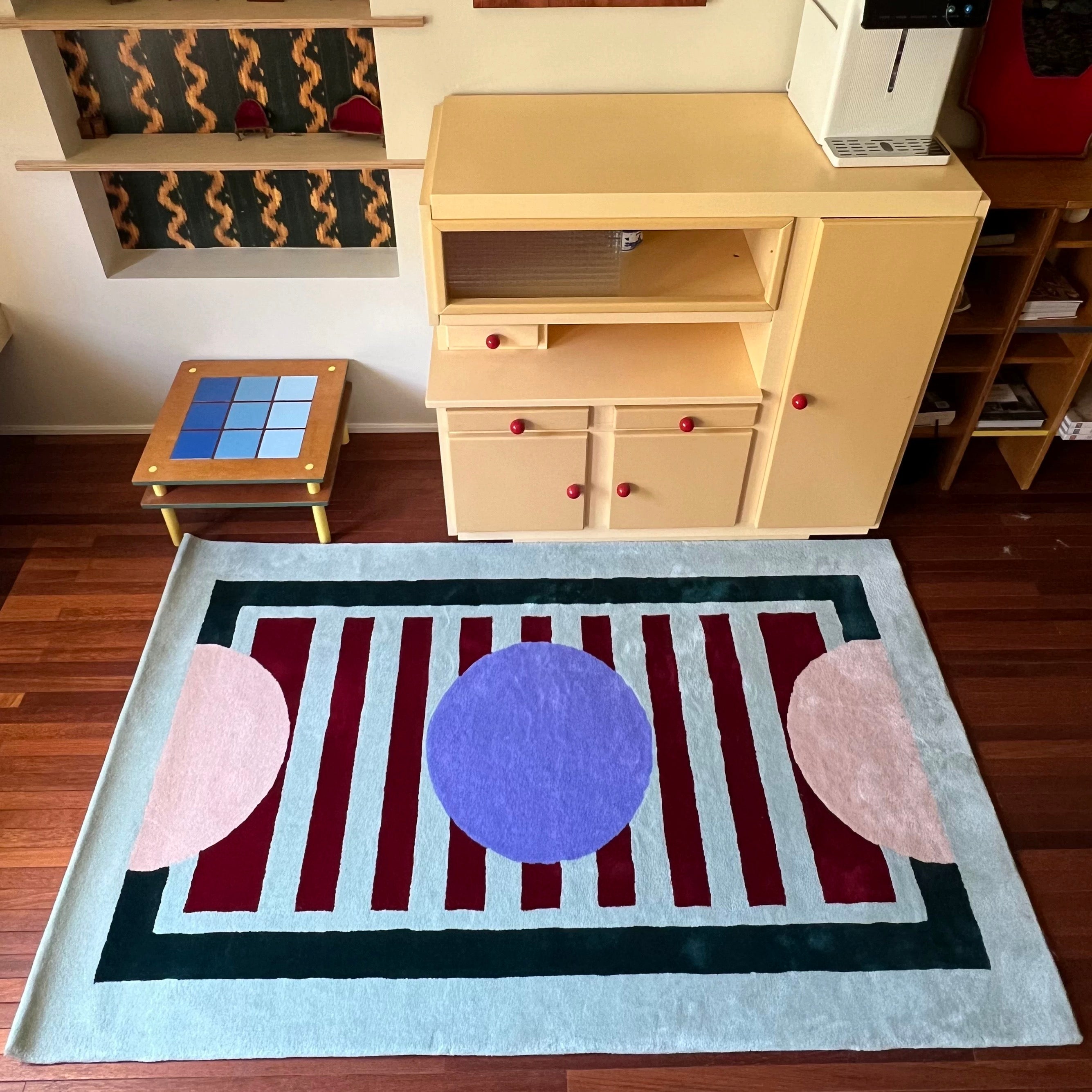 Pop geometry rug