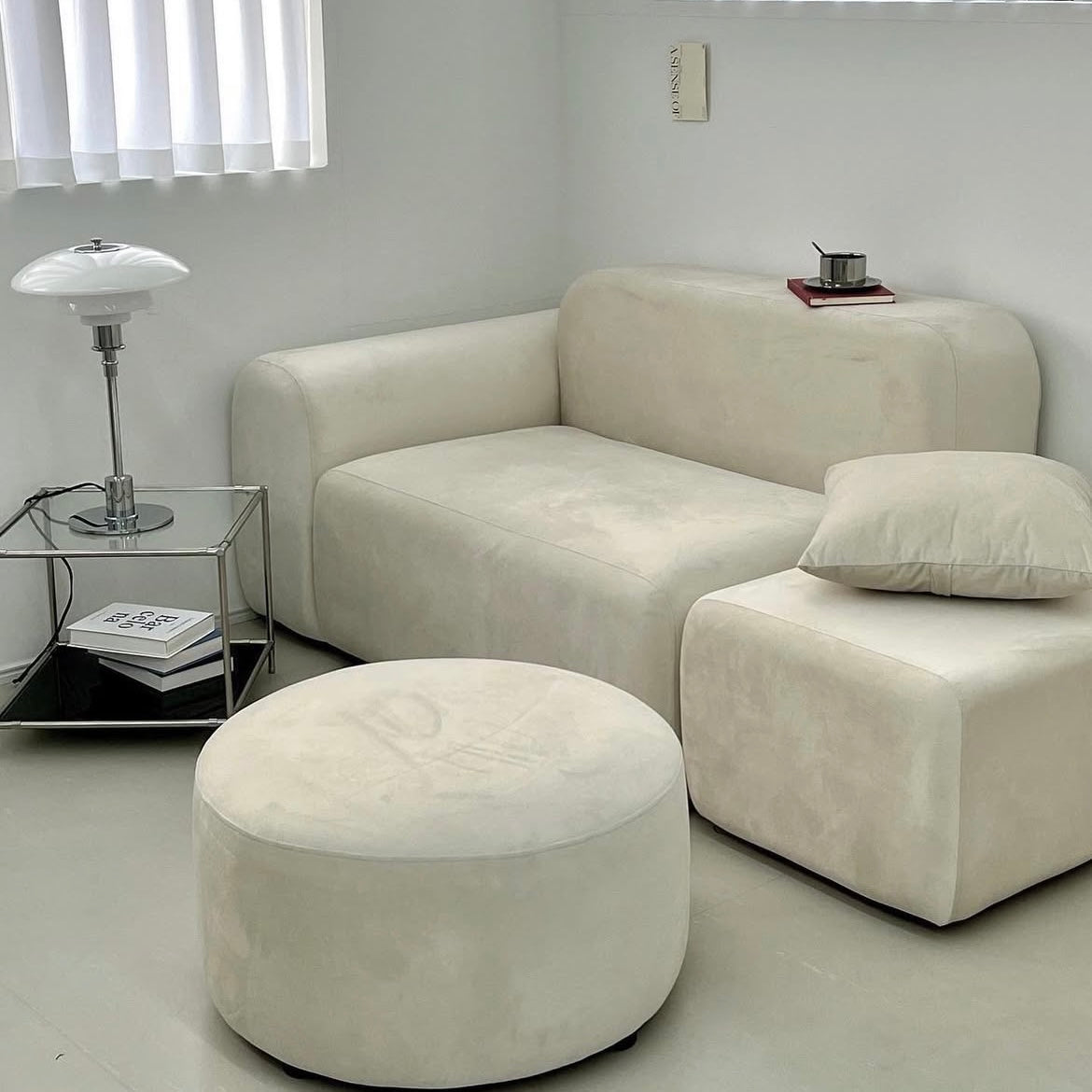 【展示品SALE】Pebble sofa -ivory-