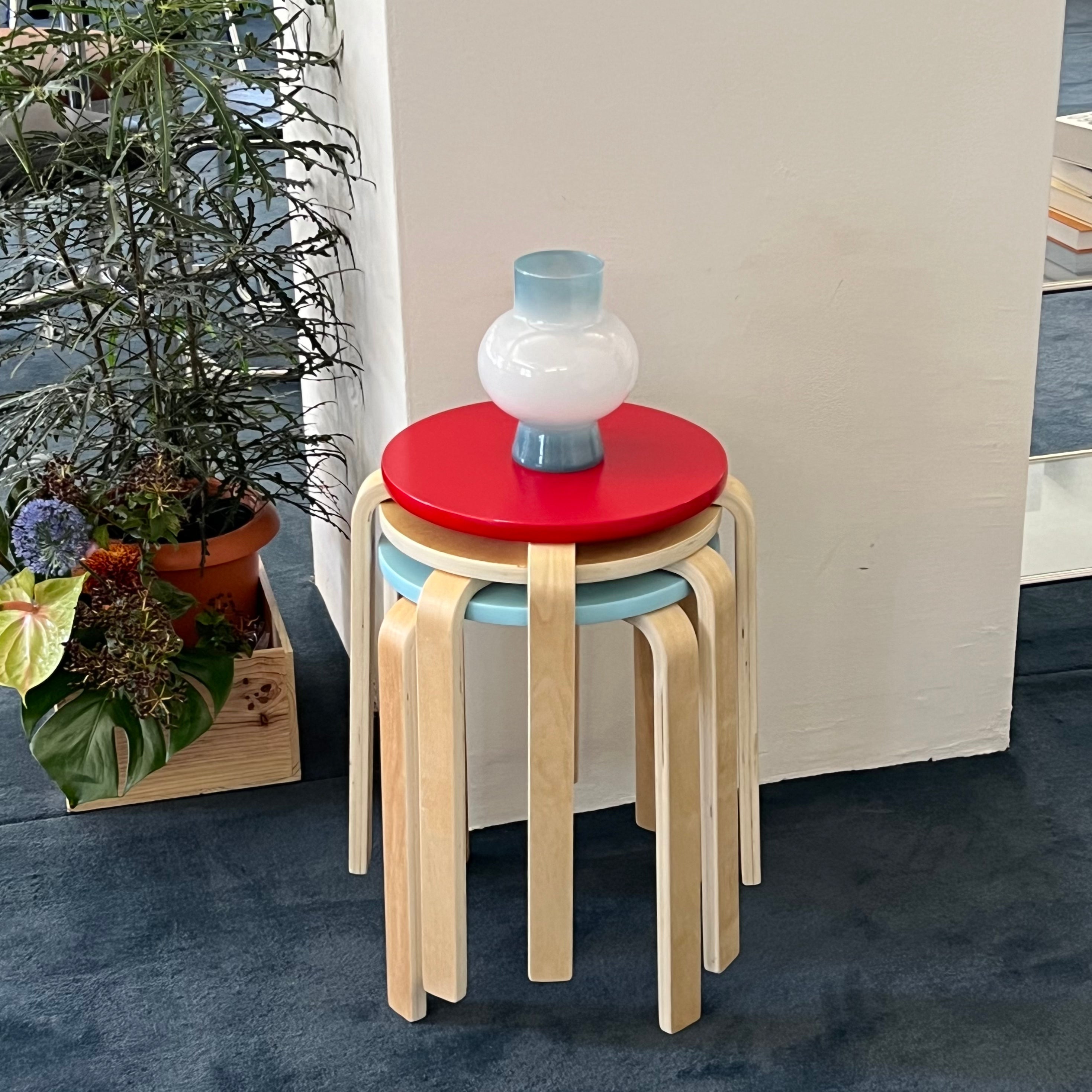 C53 Wood colorful stool