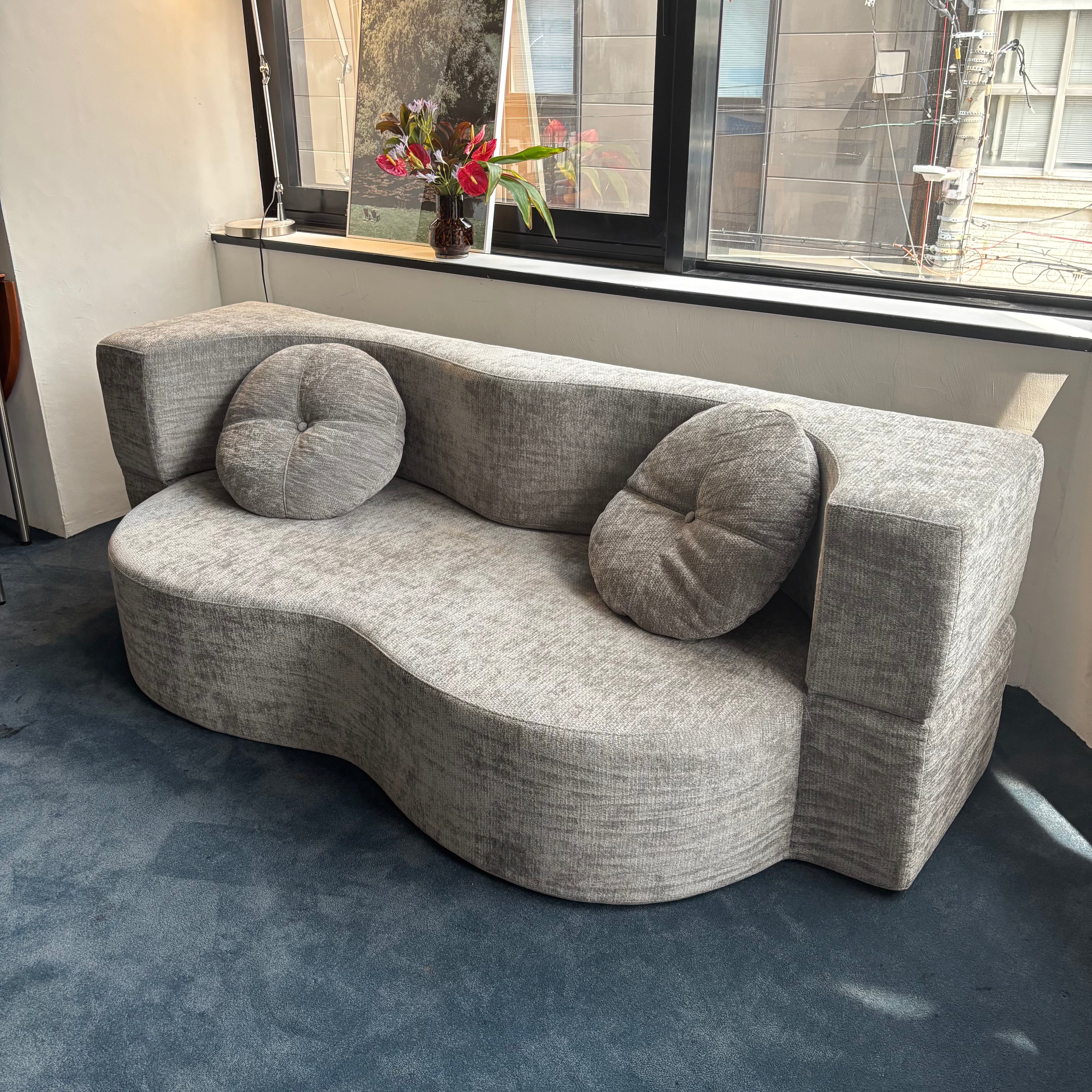 Wavy bed sofa