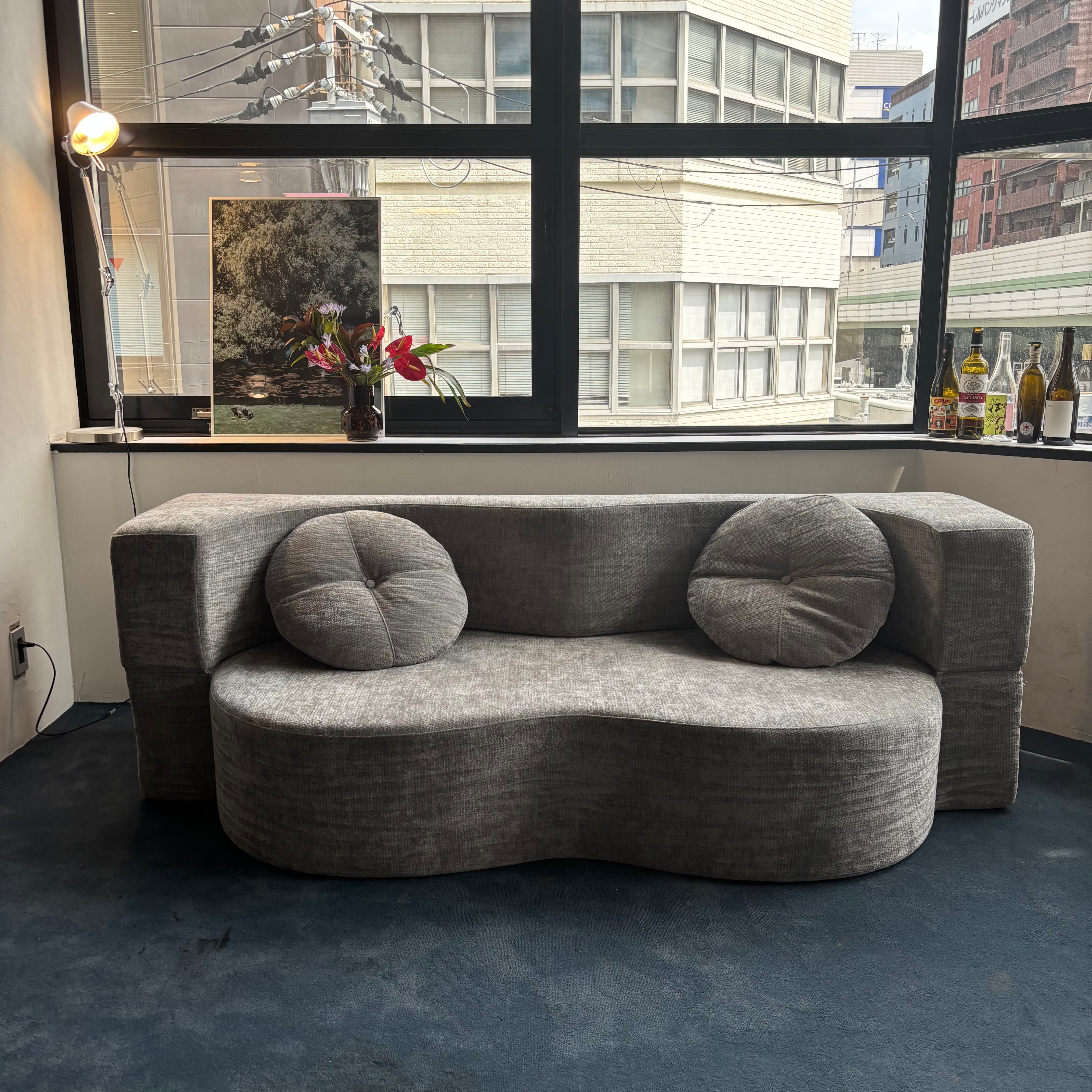 Wavy bed sofa