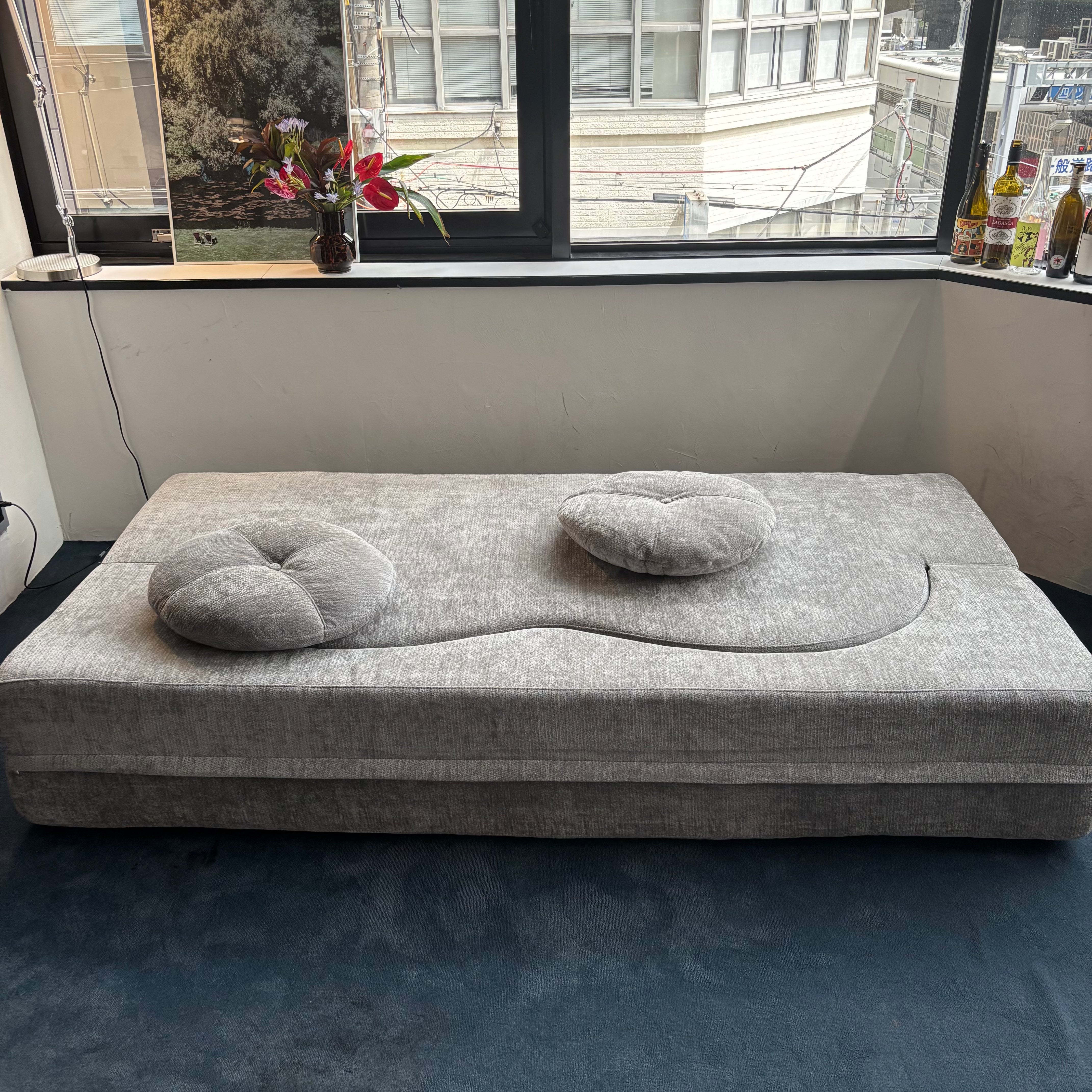 Wavy bed sofa