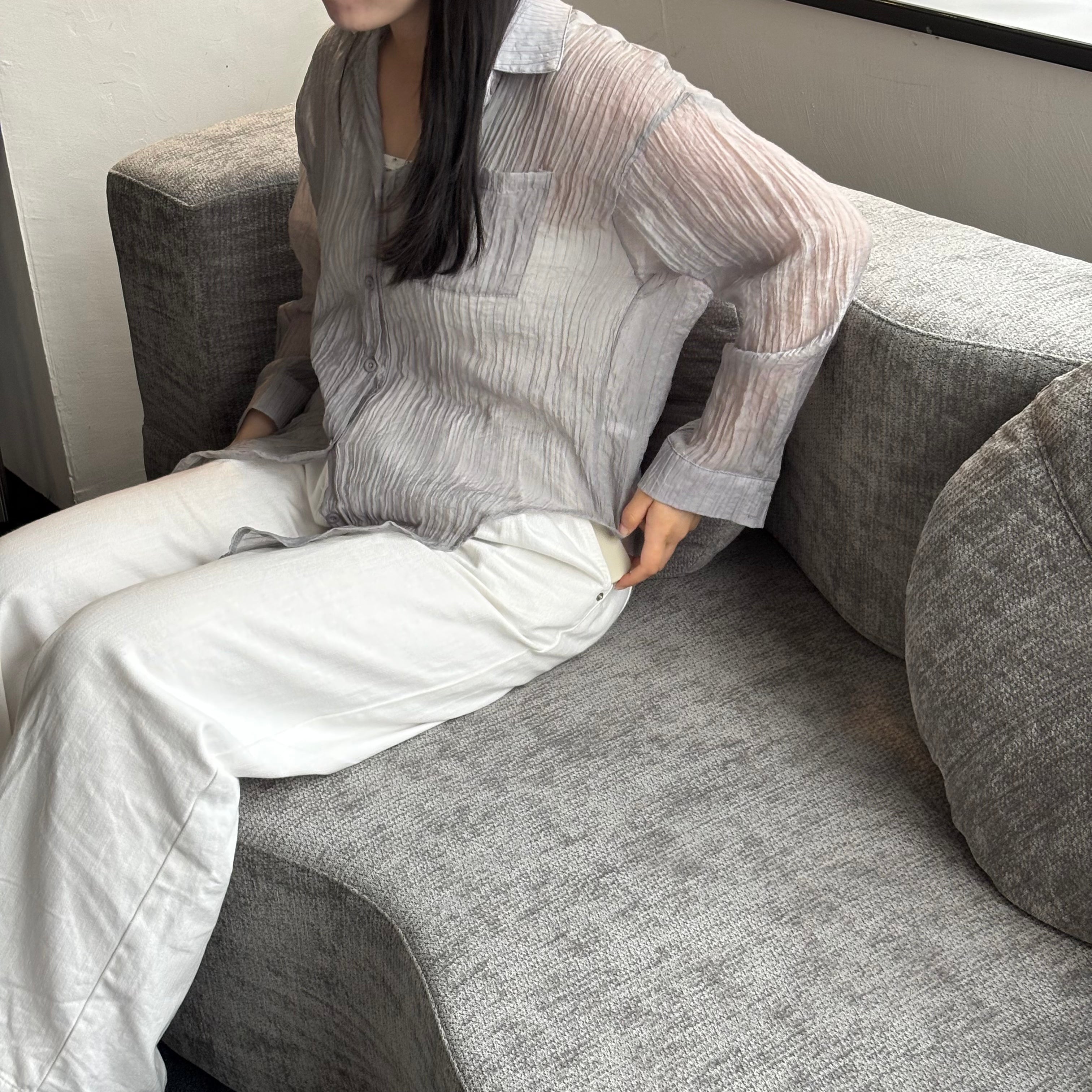 Wavy bed sofa