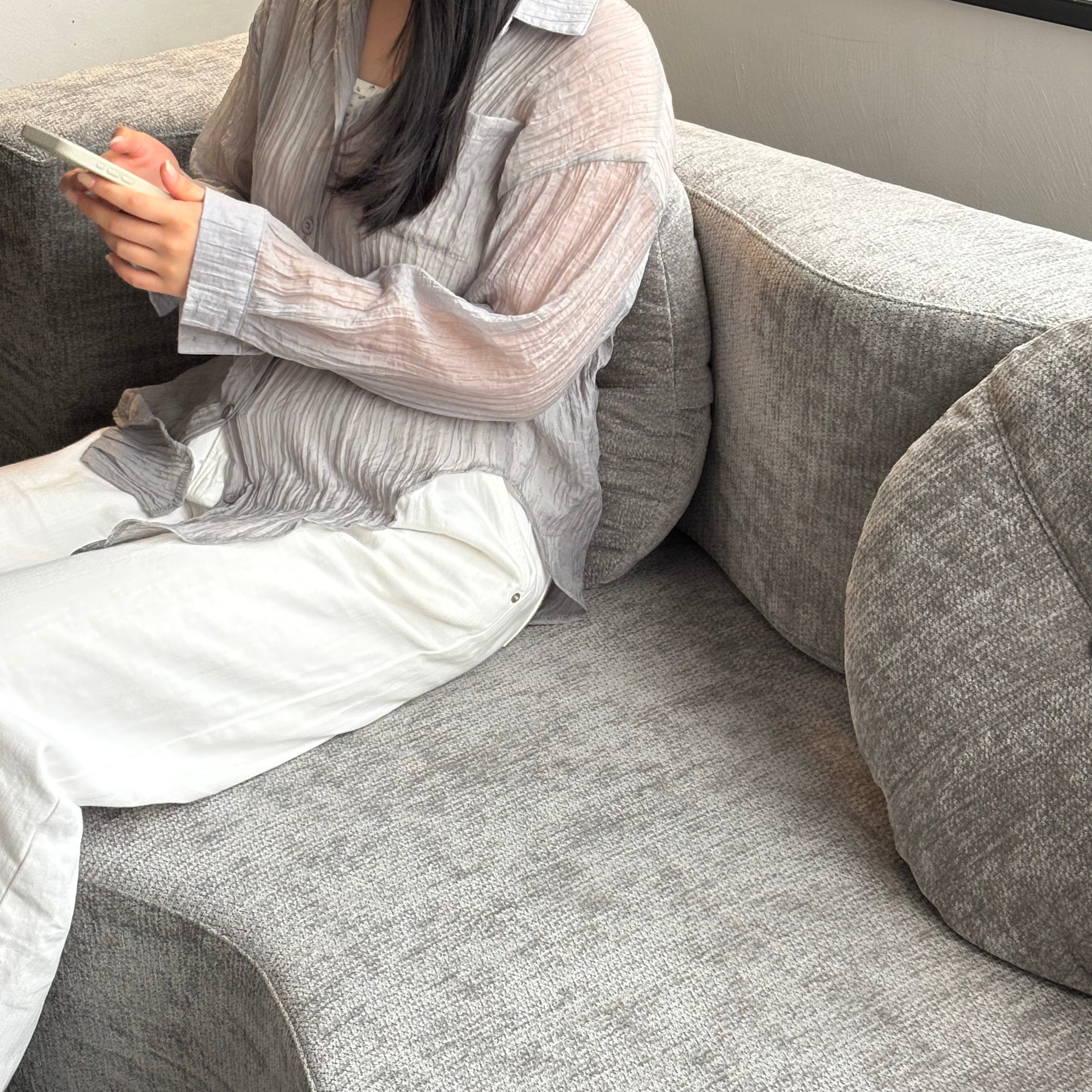 Wavy bed sofa