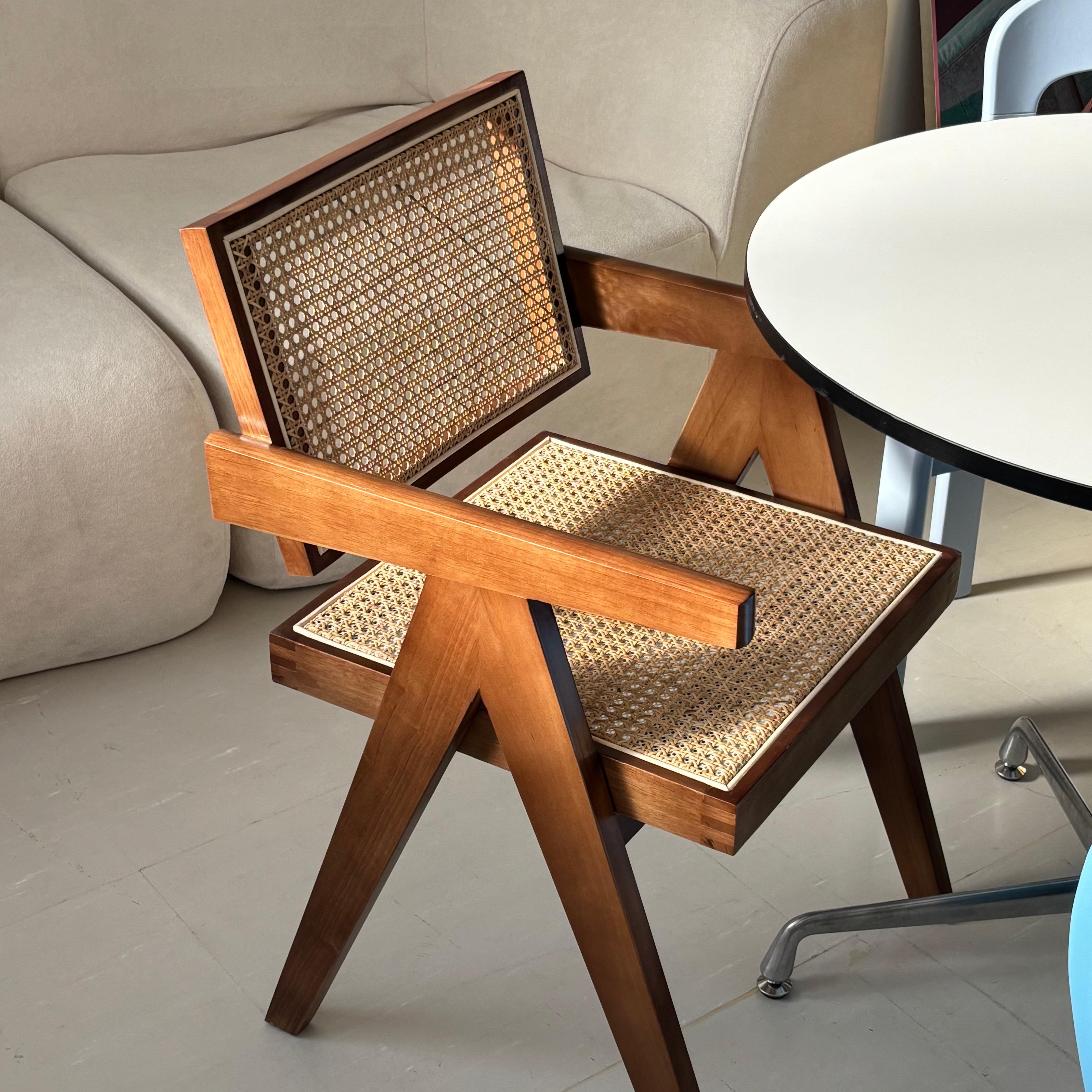 C36 Rattan Wood Chair