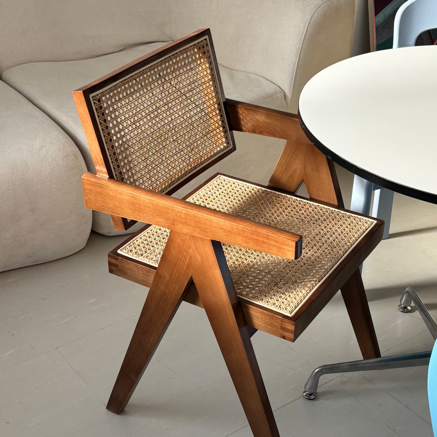 C36 Rattan Wood Chair