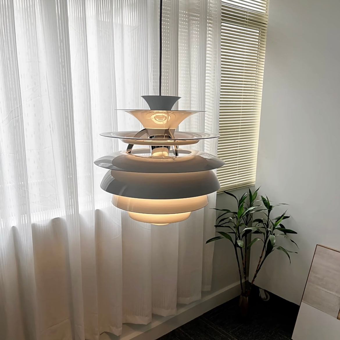 Triple layered  celing light