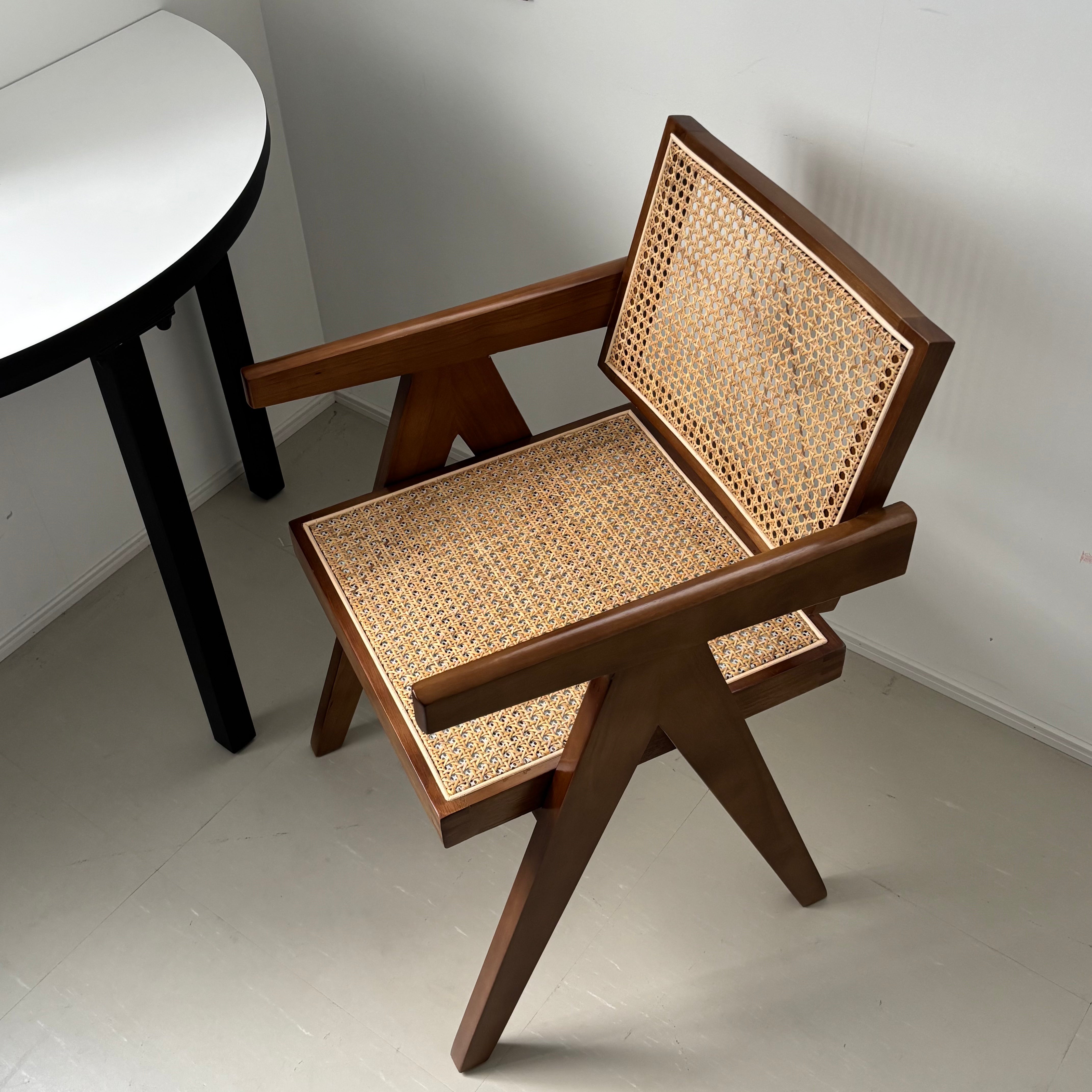 【B-SALE】C36 Rattan Wood Chair