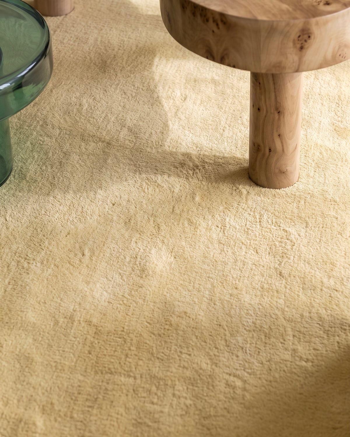 Plain Rug - Soft Yellow
