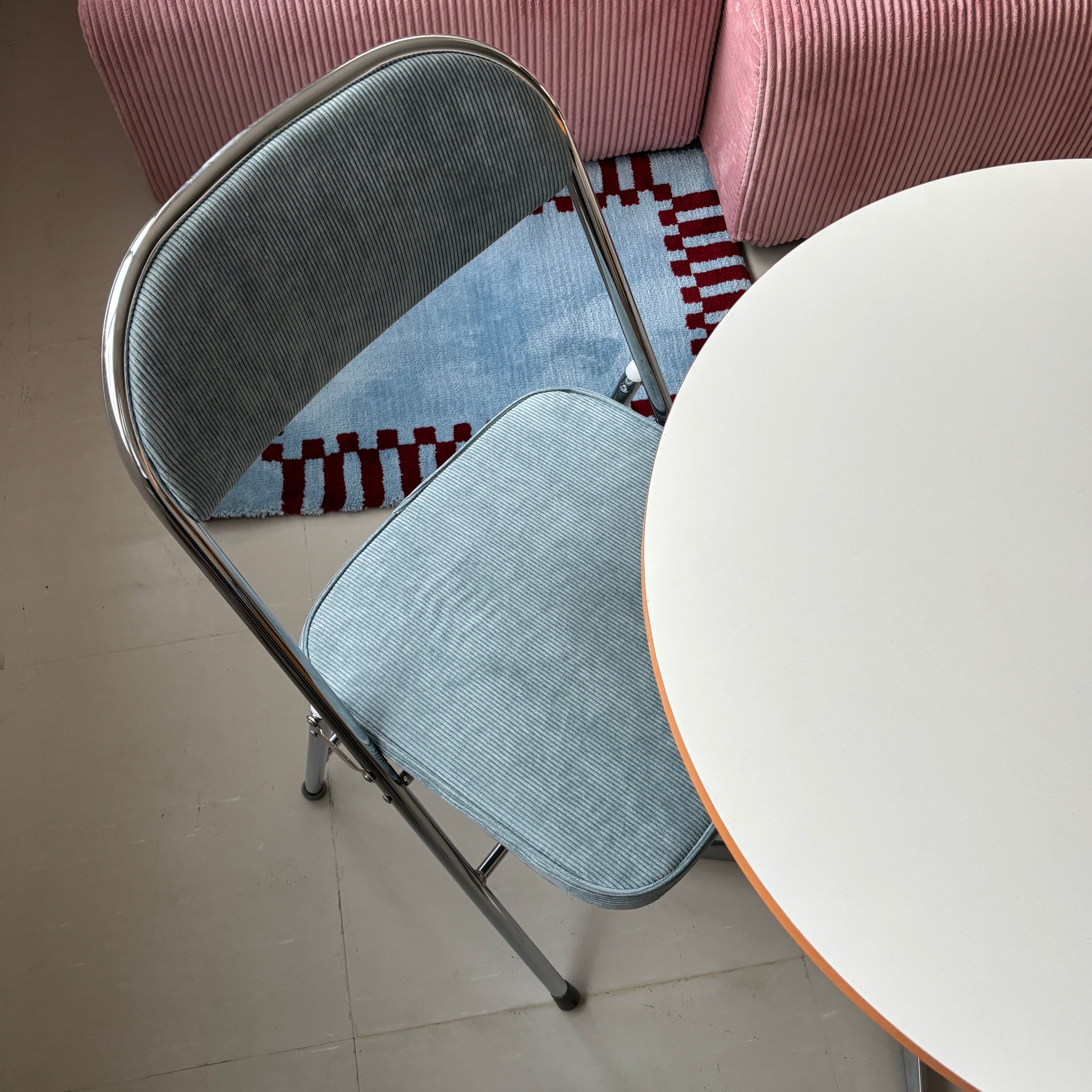 【B-SALE】C24 コーデュロイ折り畳みルームチェア