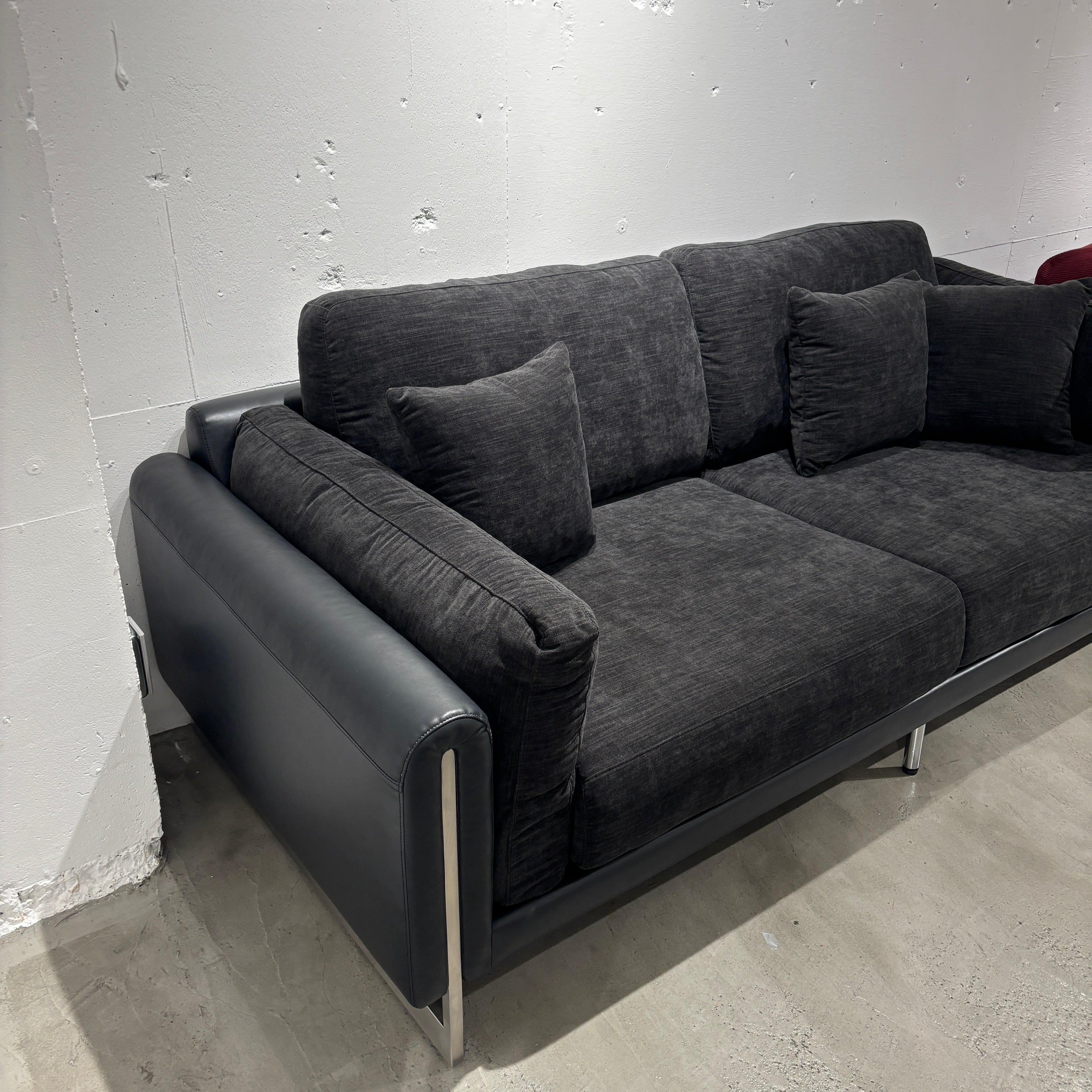 【B-SALE】Side leather sofa
