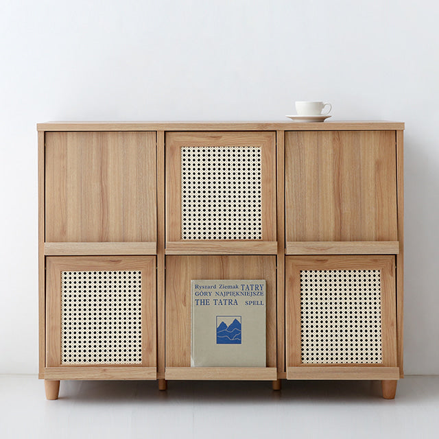 【Market B】BENTAN Natural wood cabinet rack