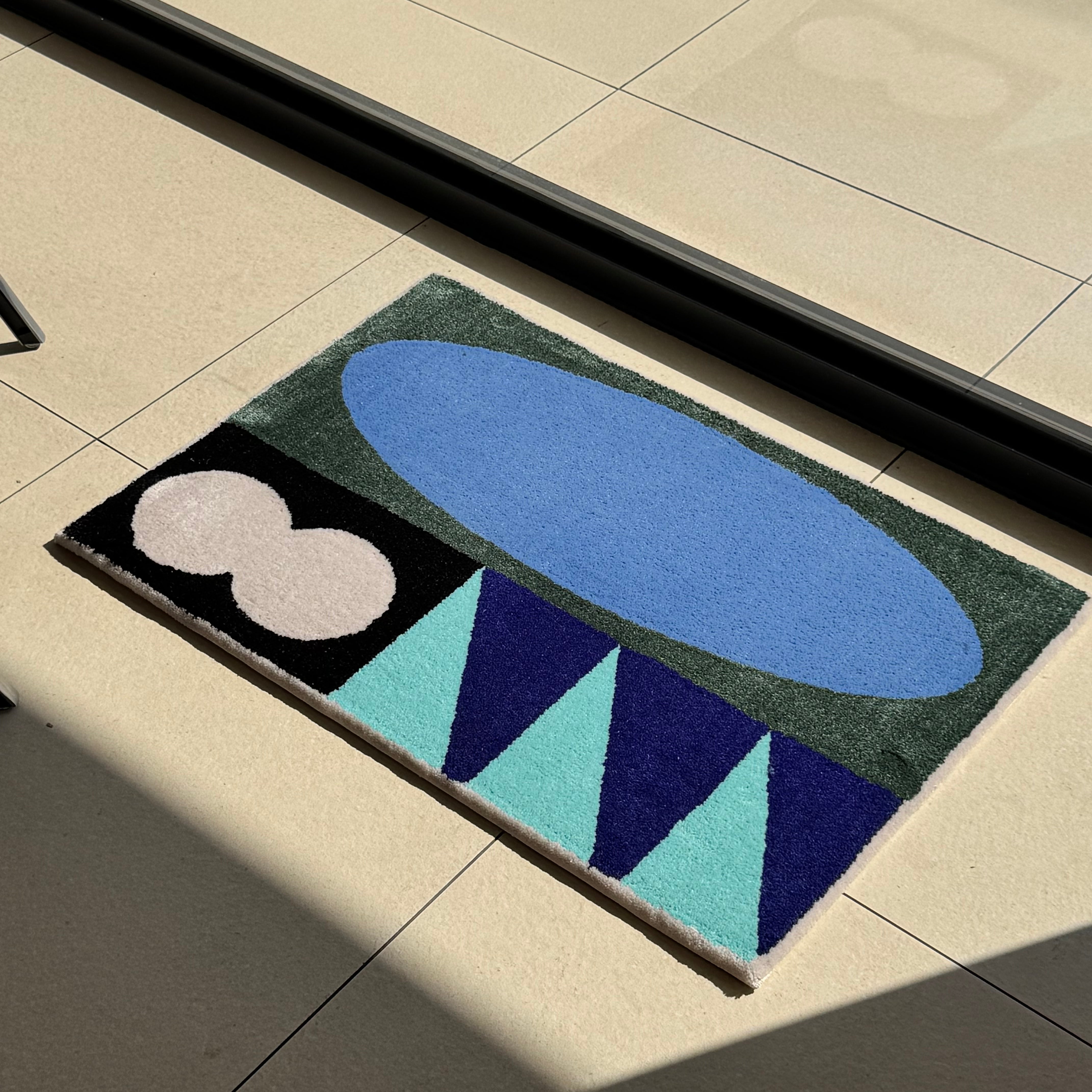 ”Velto” Abstract Collage rug
