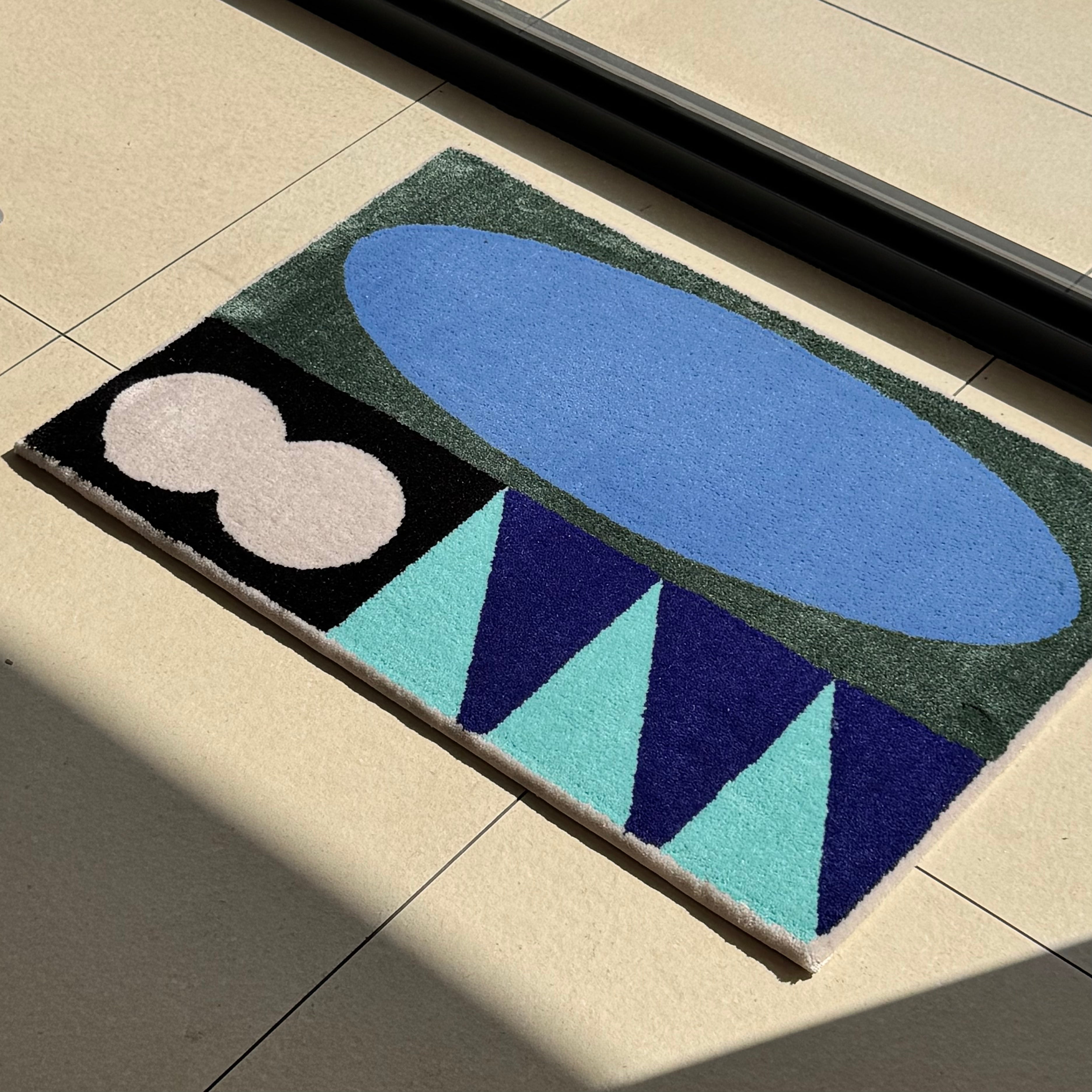 ”Velto” Abstract Collage rug