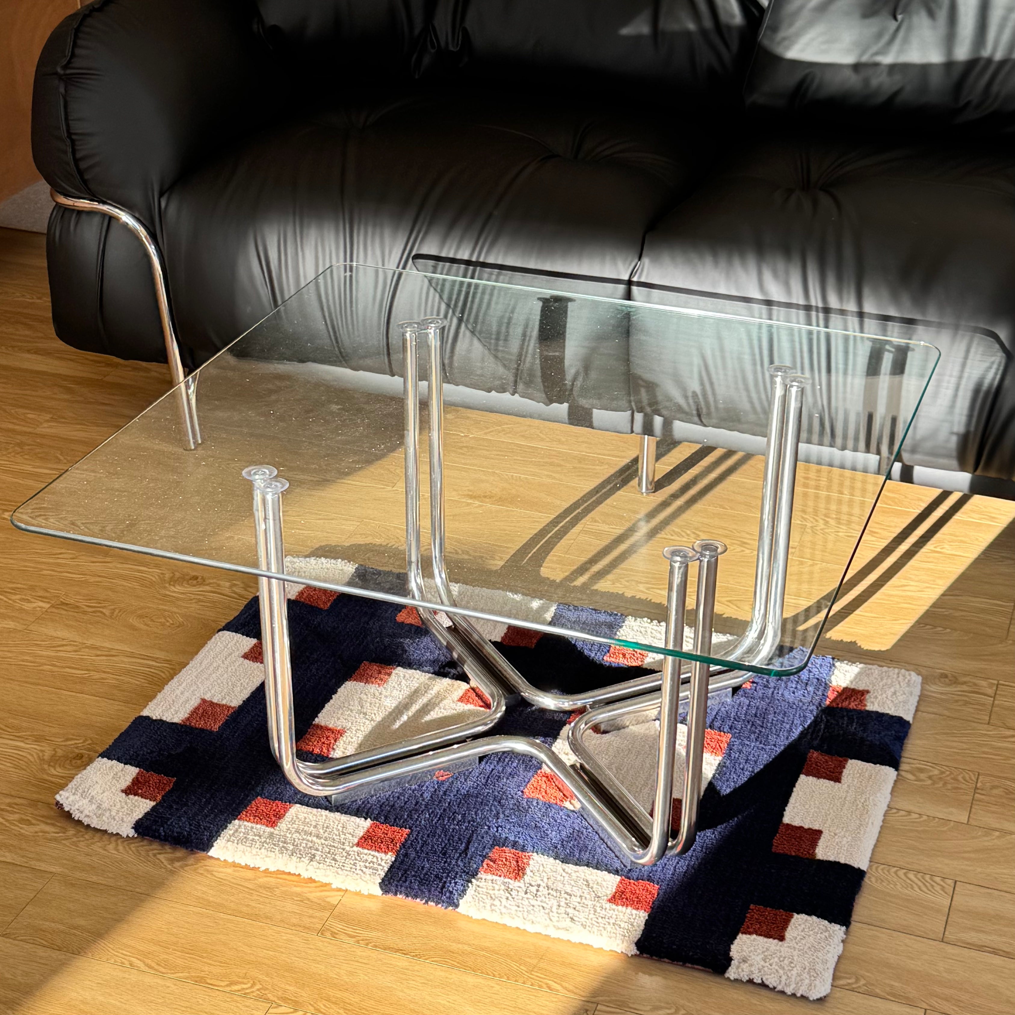 Float glass table