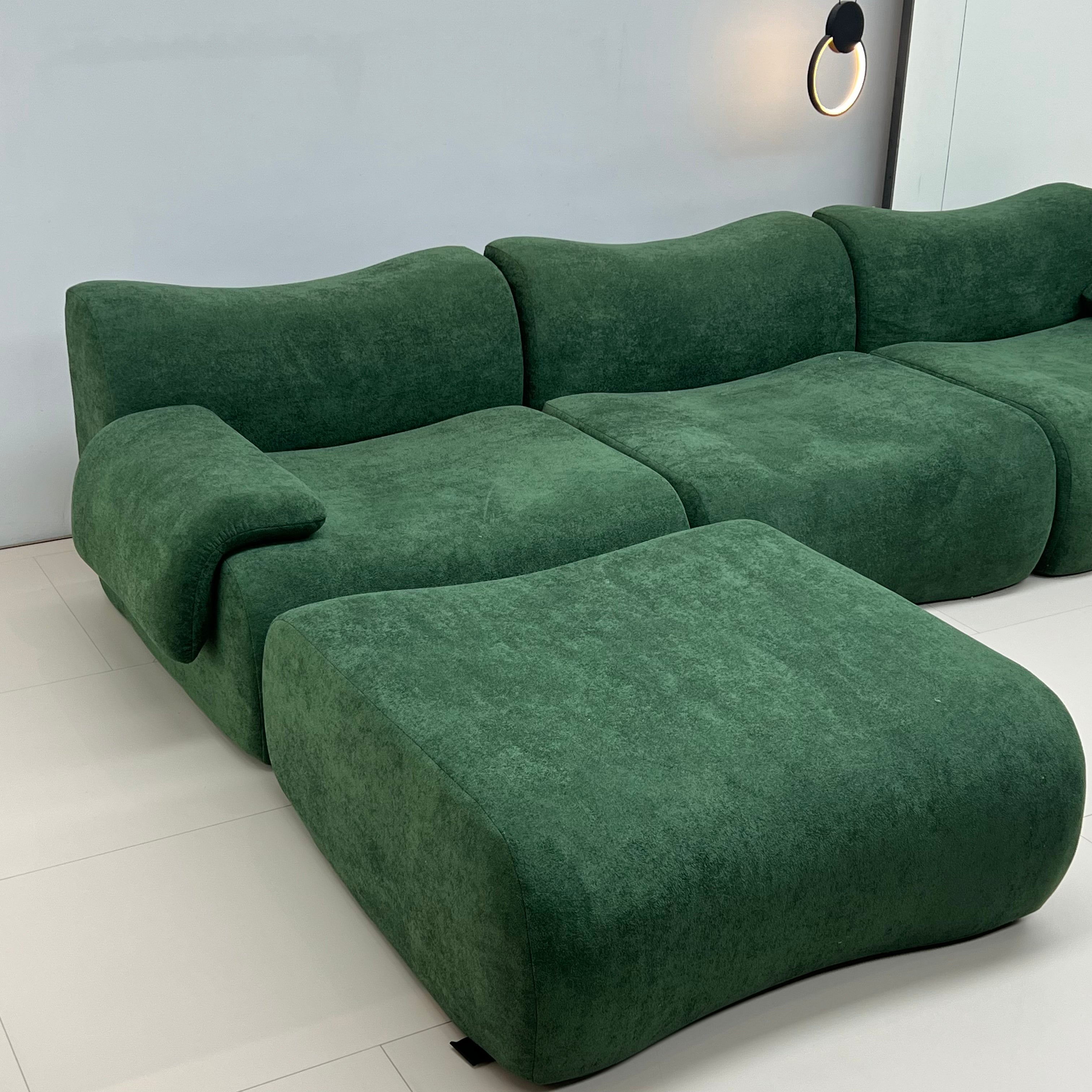 Smooth modular sofa