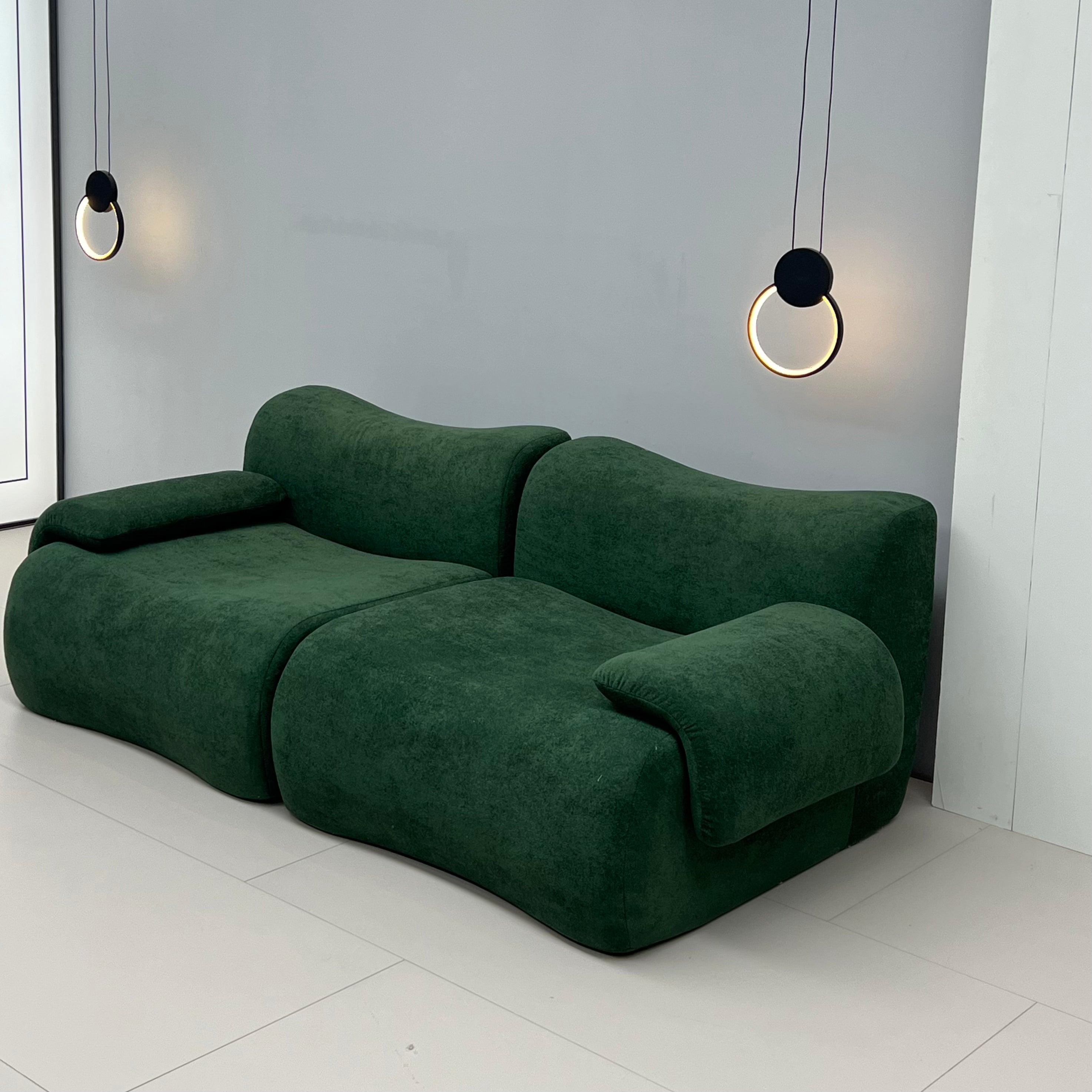 Smooth modular sofa