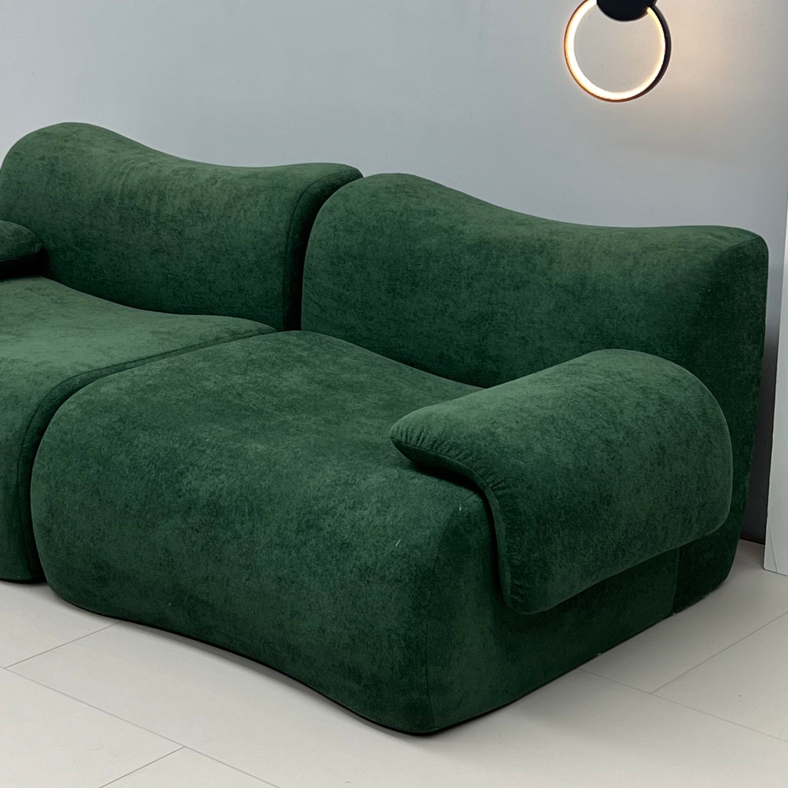 Smooth modular sofa