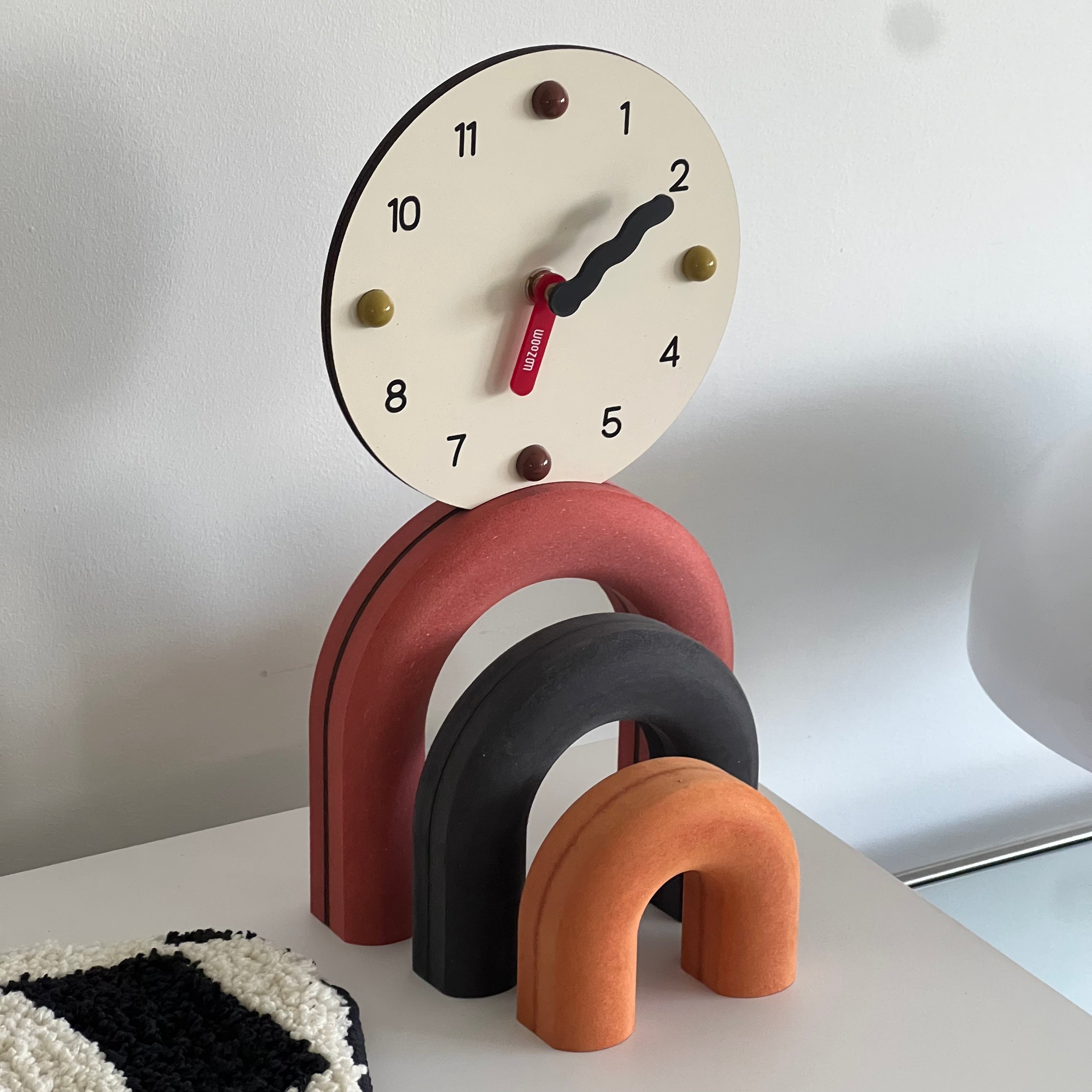 【即納】F115  vintage design clock