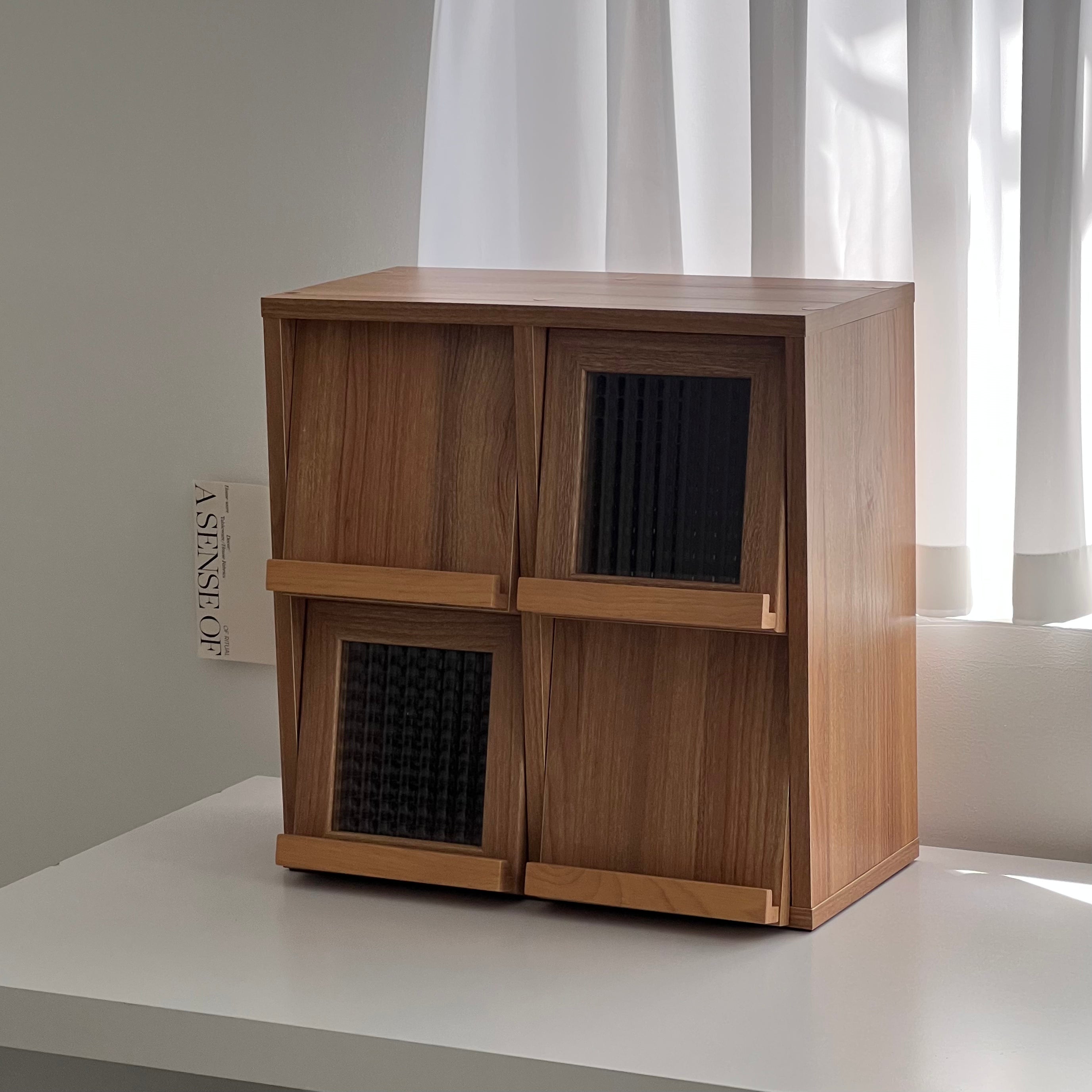 【Market B】FILMON Square wood cabinet -mini-