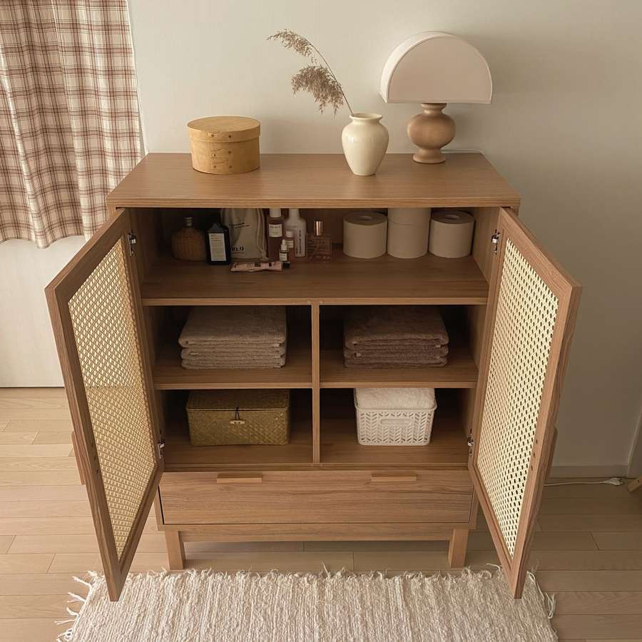 【Market B】BENTAN Rattan cabinet