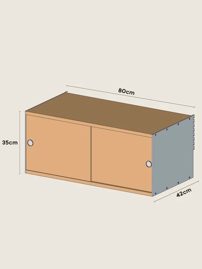 【STEEL WOOD】System shelf -ドロワーラック-