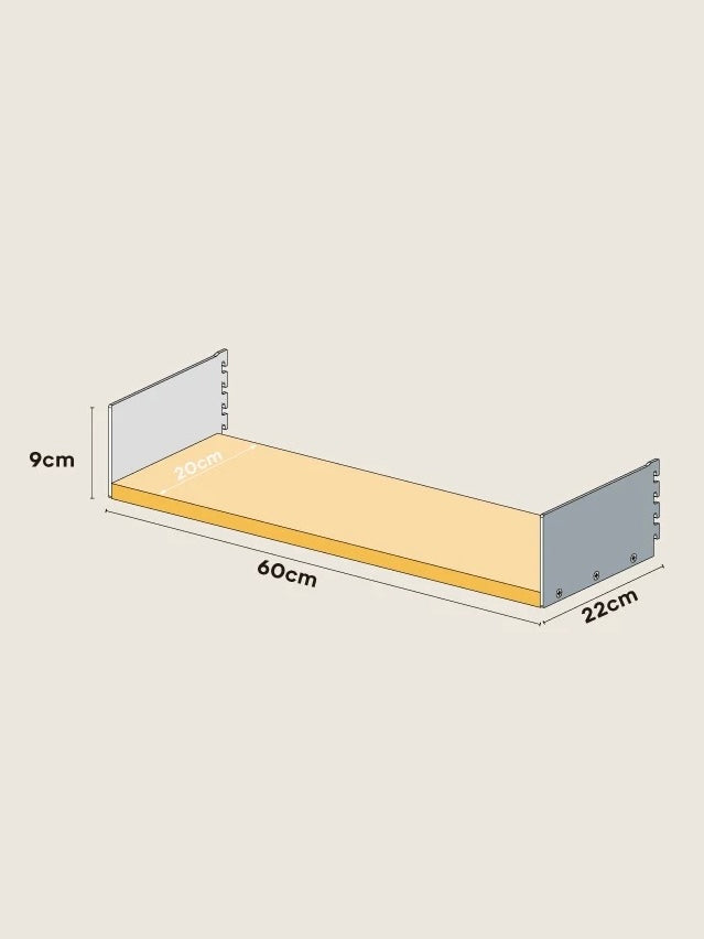 【STEEL WOOD natural】System shelf -ラック-