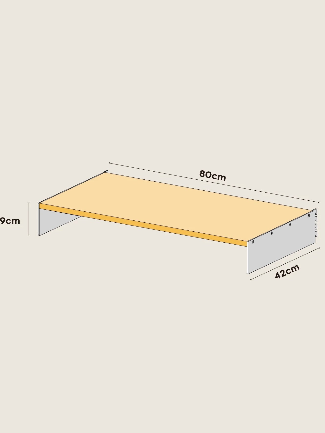 【STEEL WOOD natural】System shelf -ディスプレイラック-