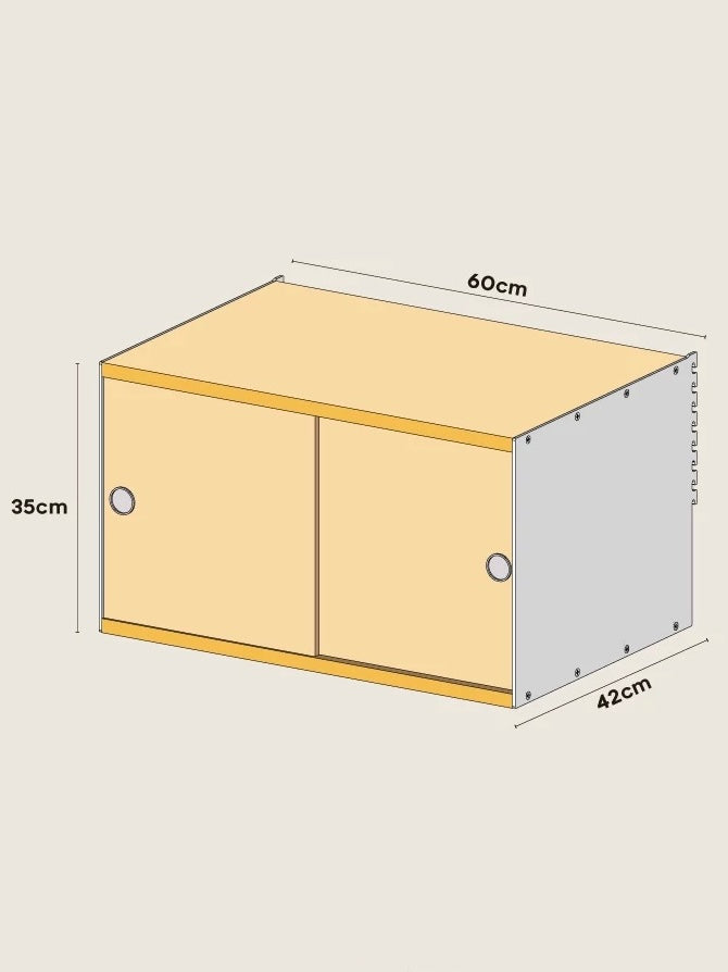 【STEEL WOOD natural】System shelf -ドロワーラック-