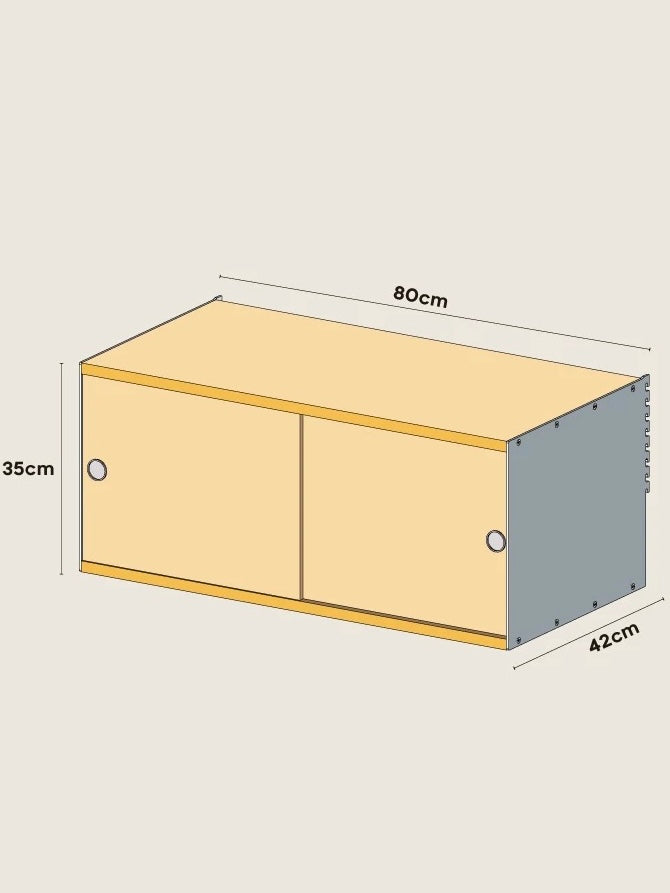 【STEEL WOOD natural】System shelf -ドロワーラック-