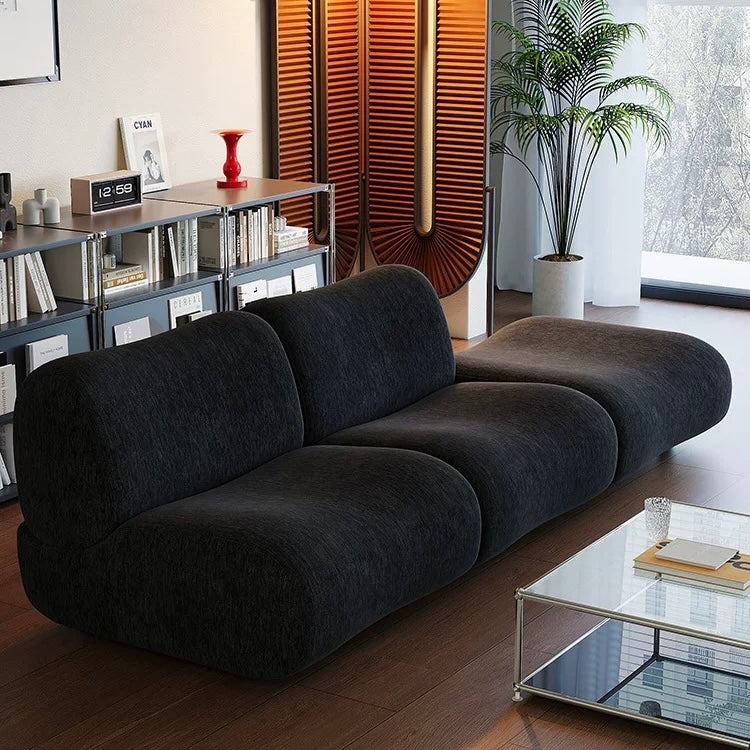 Round modular sofa