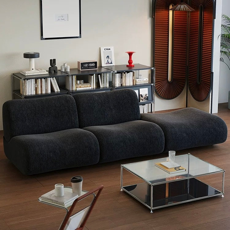 Round modular sofa