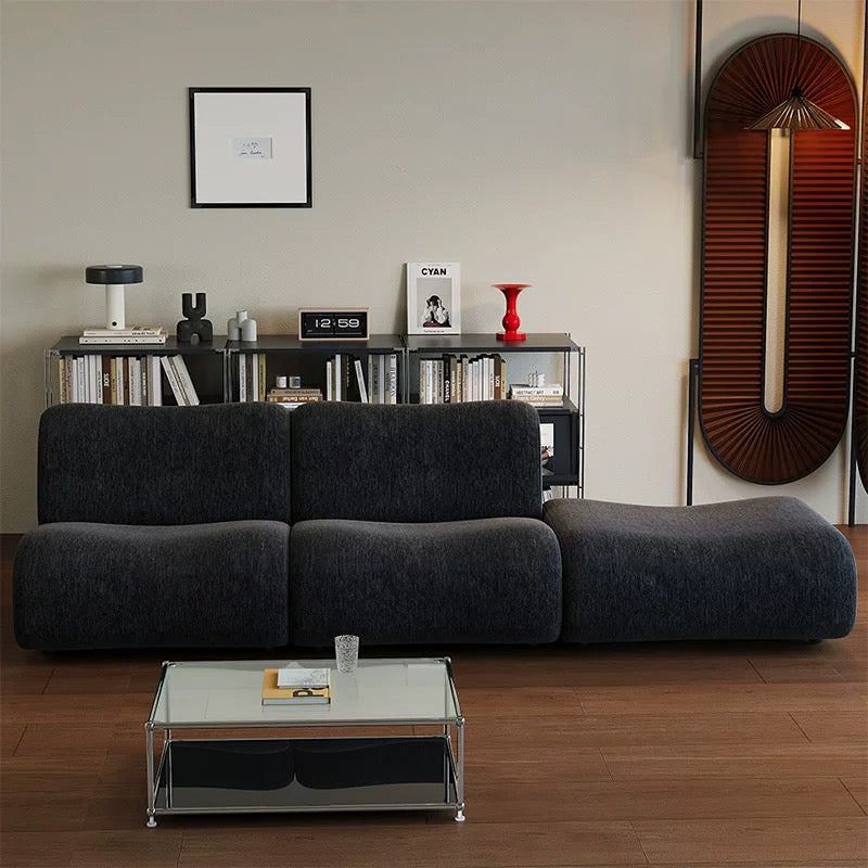 Round modular sofa