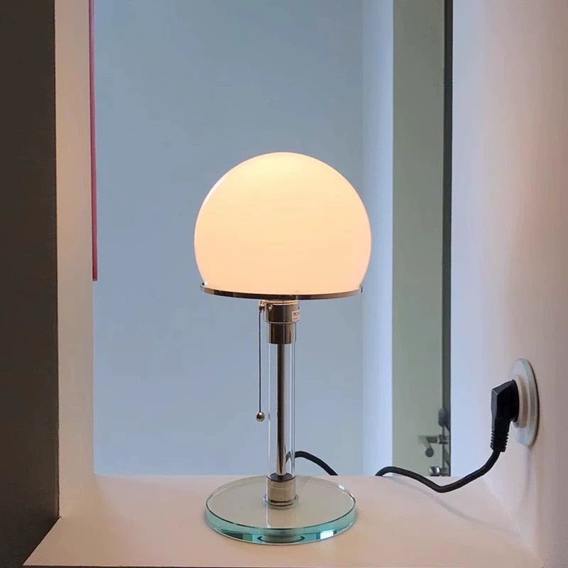 Half moon lamp