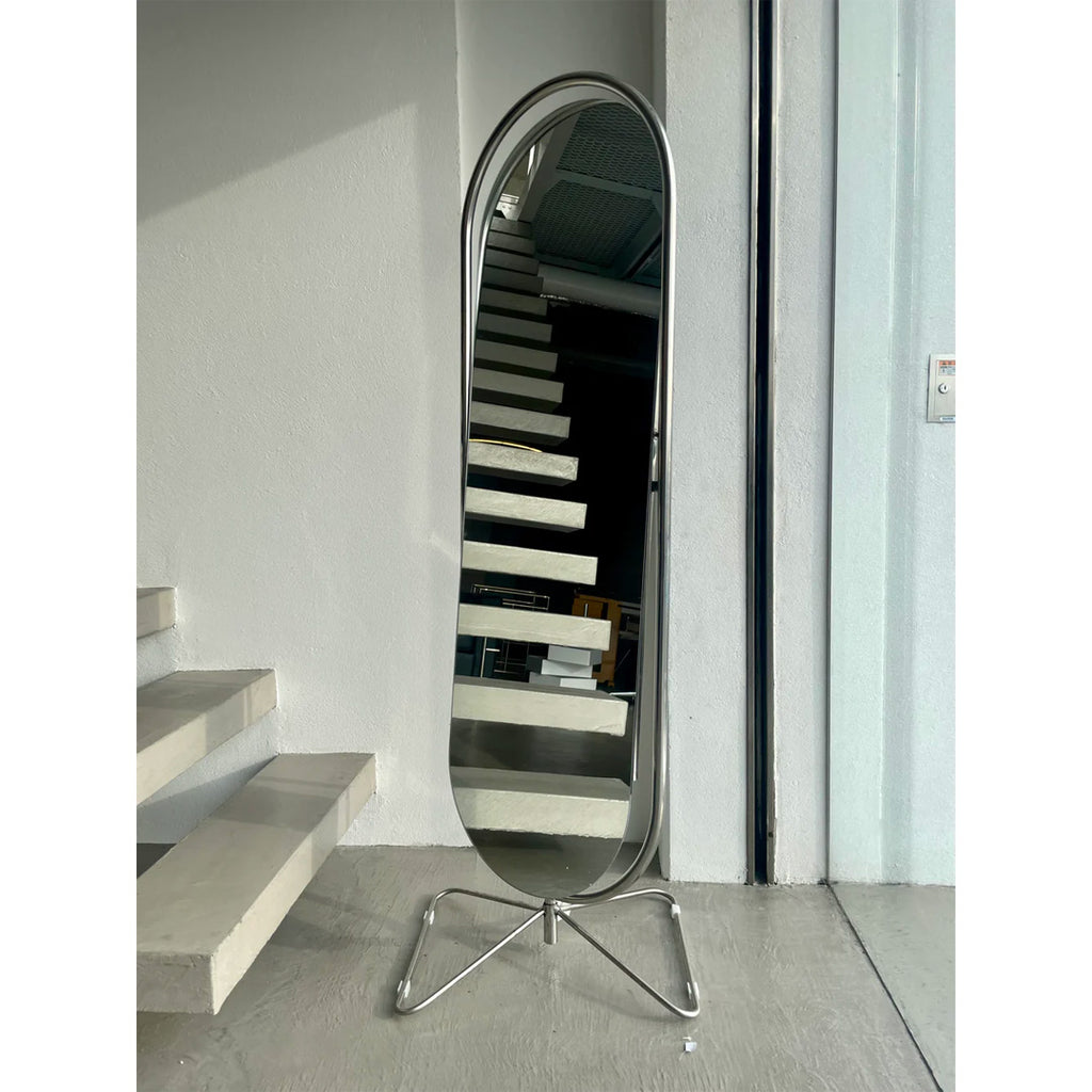 M1 Silver steel studio mirror