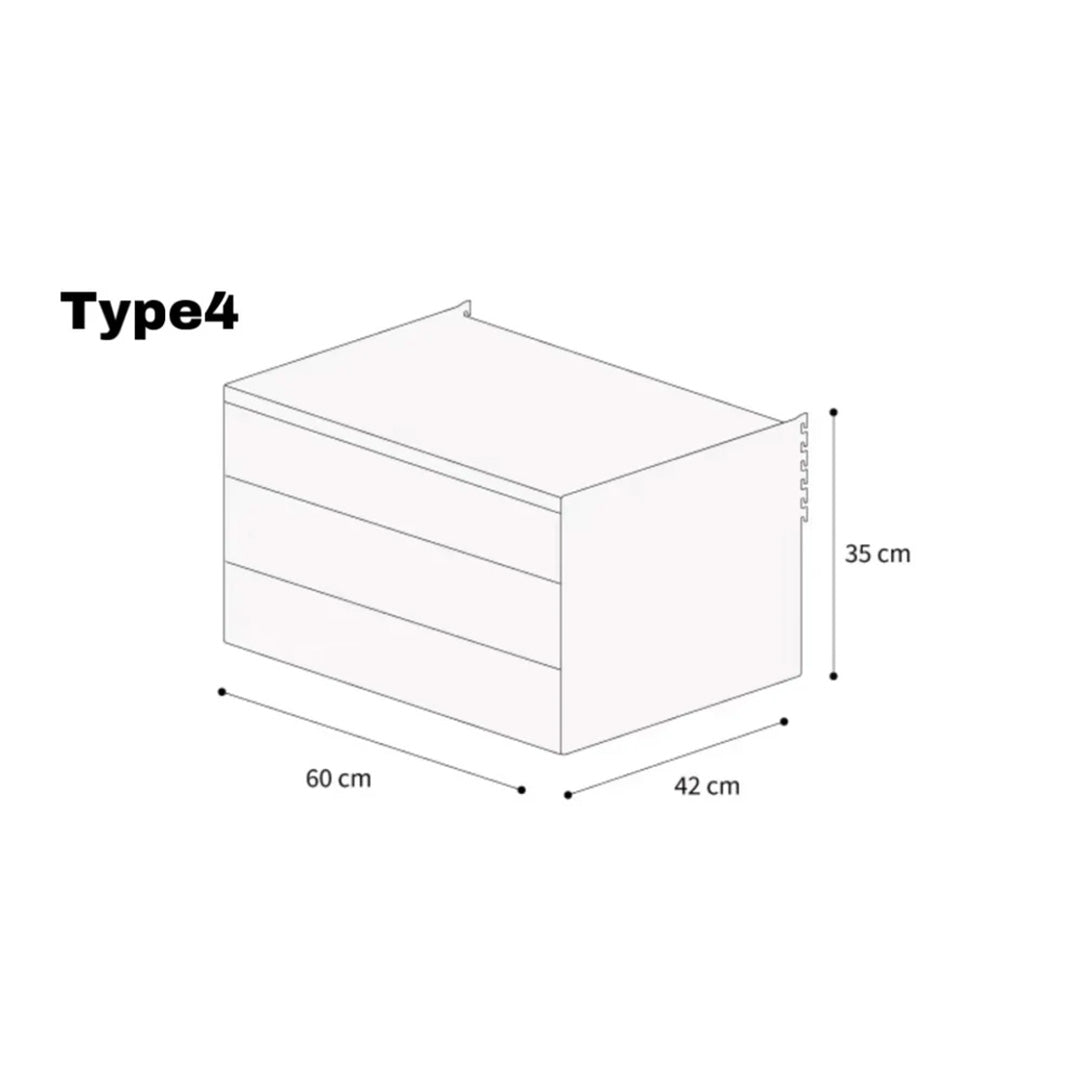 【B-SALE】System shelf set